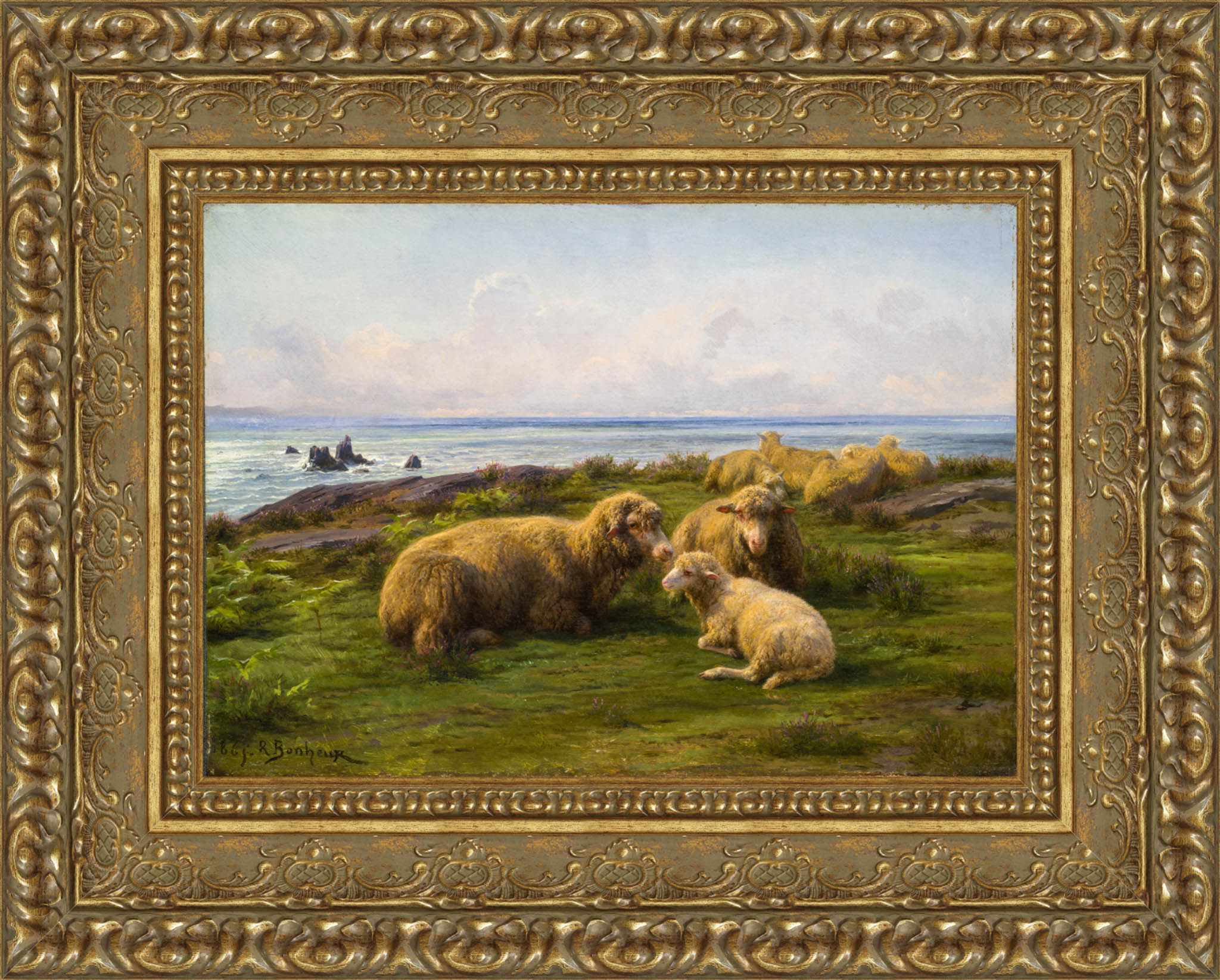 Sheep By The Sea – Rosa Bonheur, 1865 - Canvas Classics