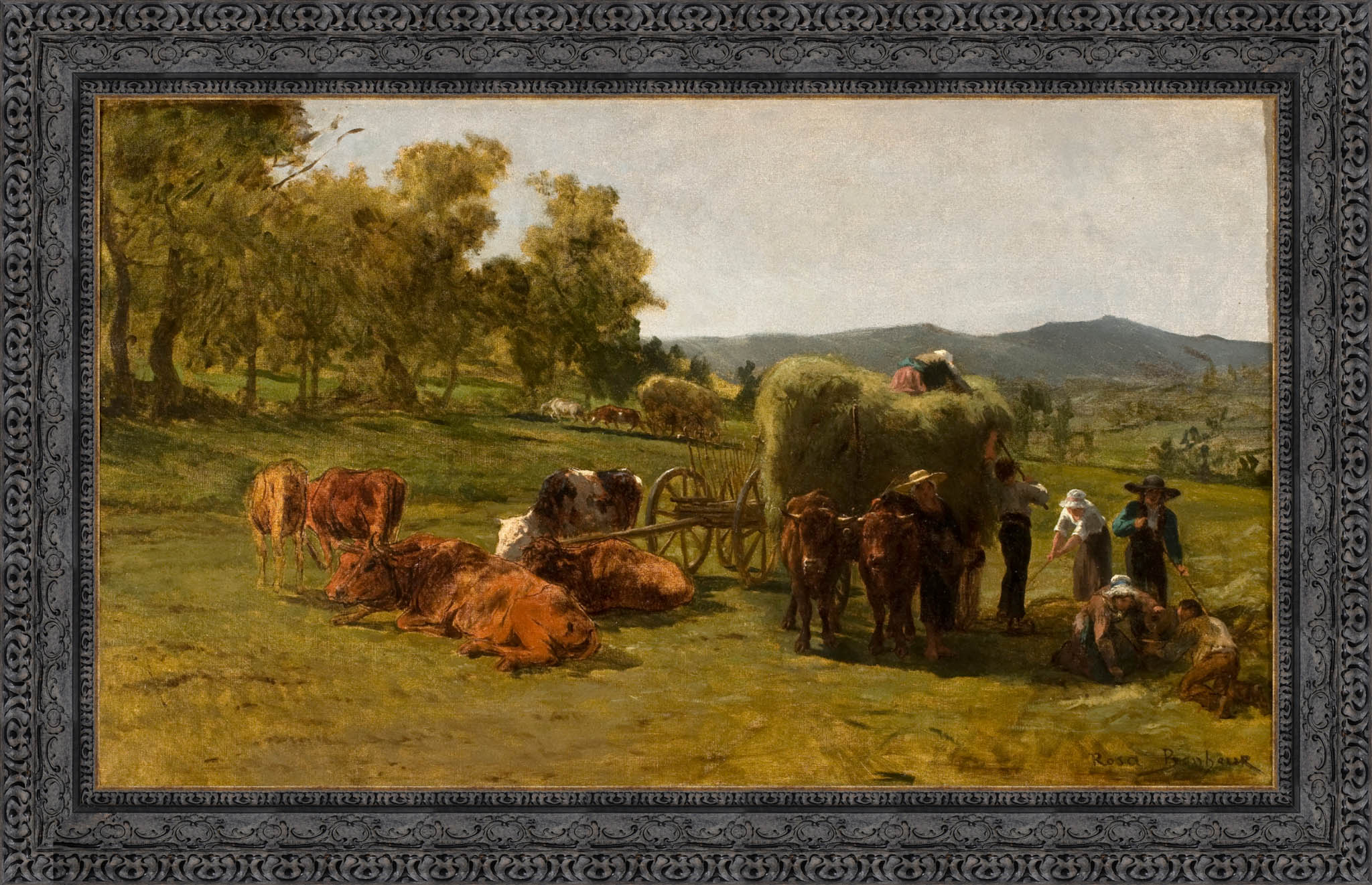 The Hay Harvest – Rosa Bonheur, 1855 - Canvas Classics