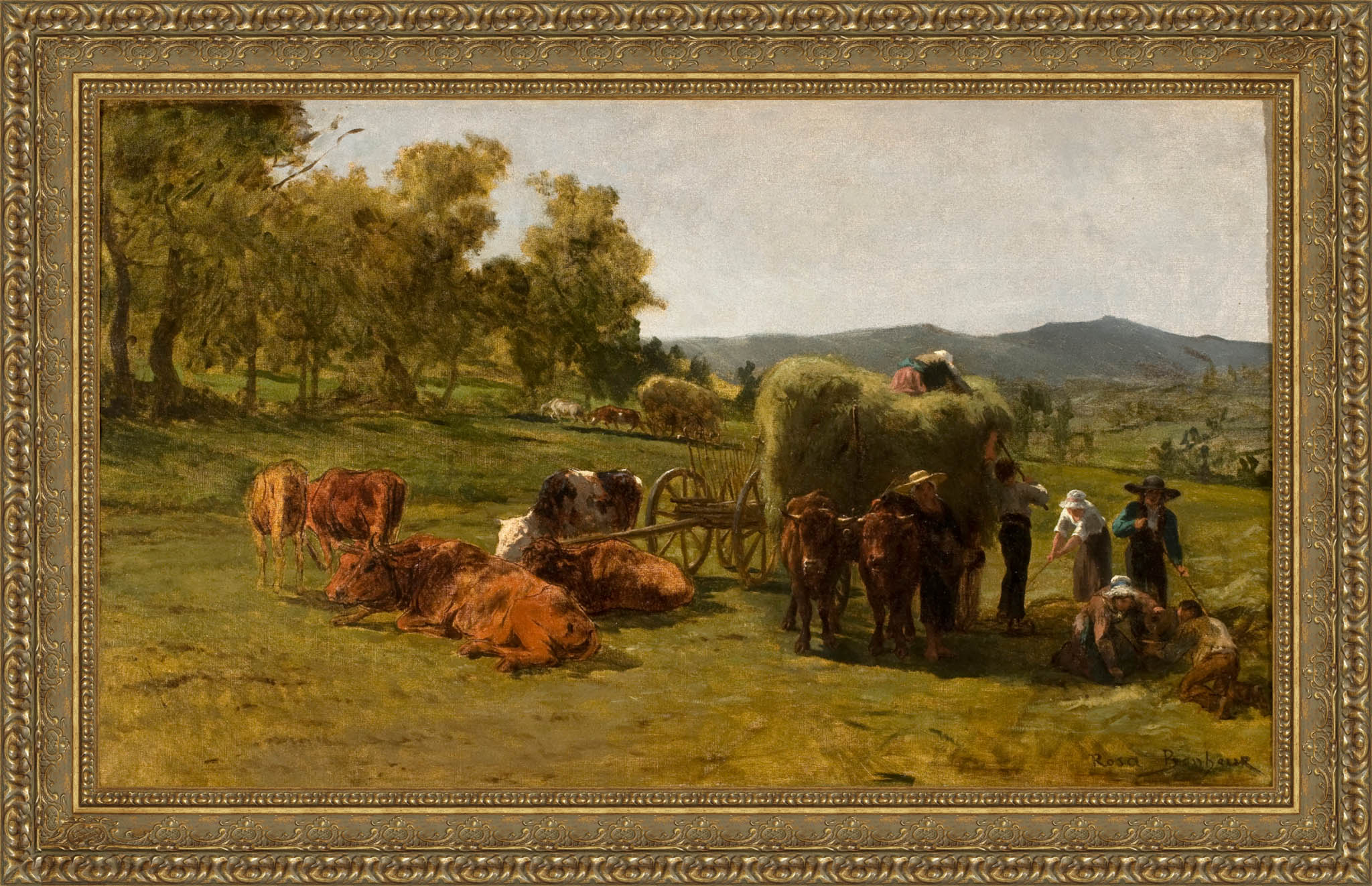The Hay Harvest – Rosa Bonheur, 1855 - Canvas Classics