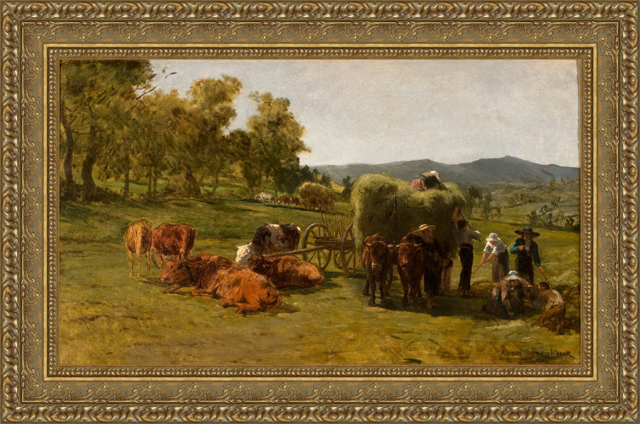 The Hay Harvest – Rosa Bonheur, 1855 - Canvas Classics