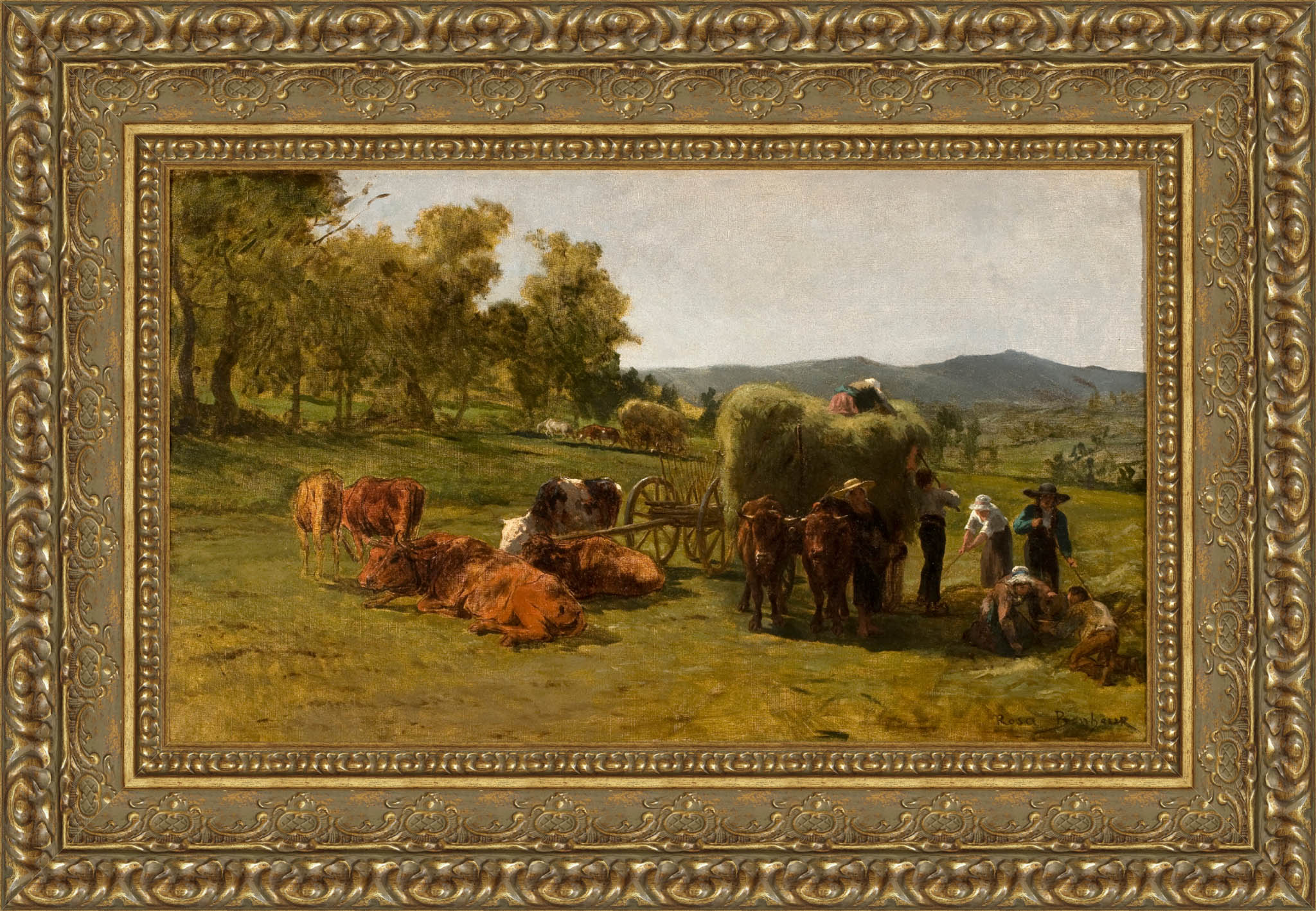 The Hay Harvest – Rosa Bonheur, 1855 - Canvas Classics