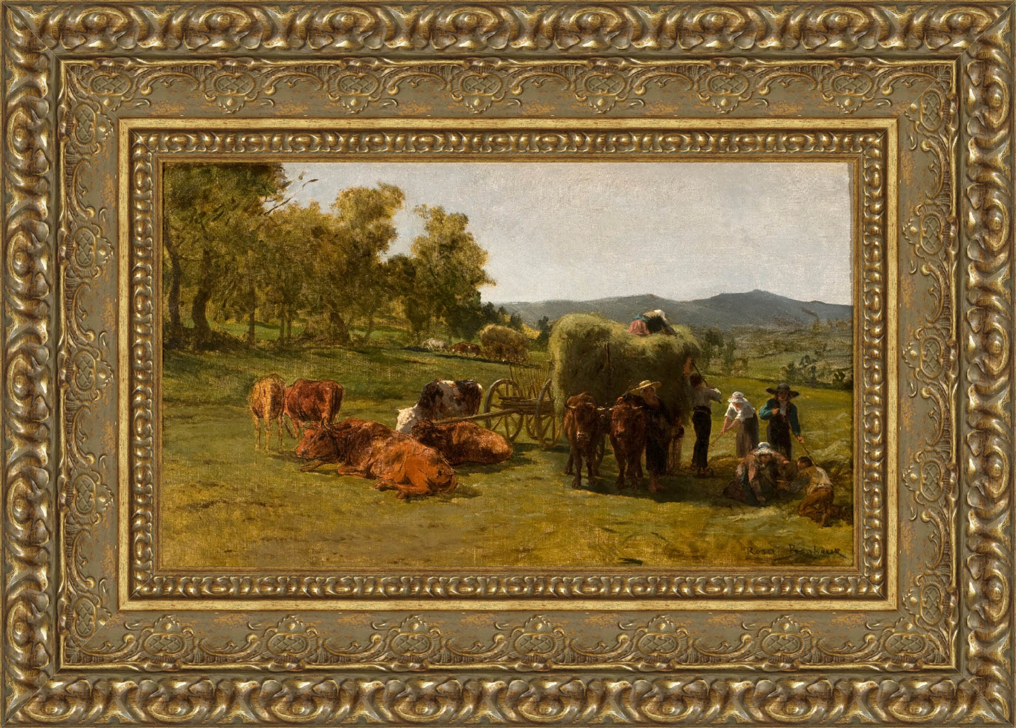 The Hay Harvest – Rosa Bonheur, 1855 - Canvas Classics