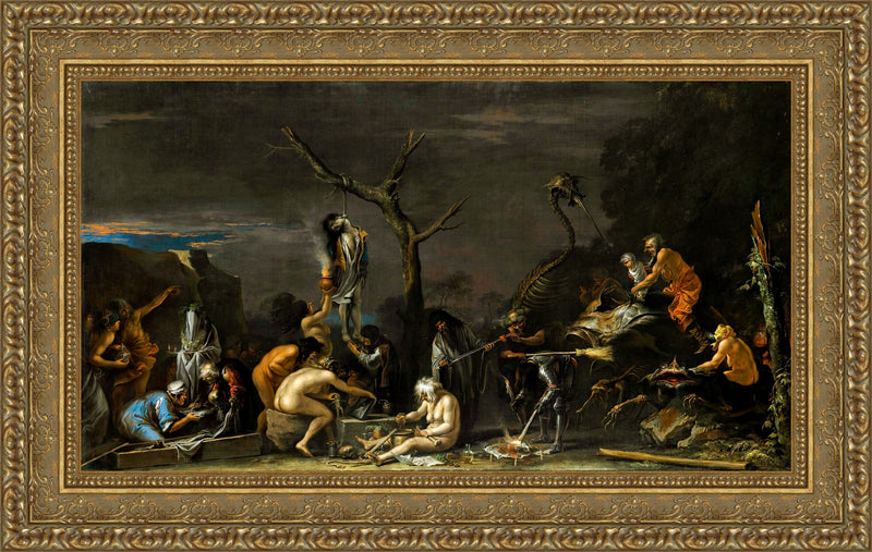Witches at Their Incantations – Salvator Rosa, 1646