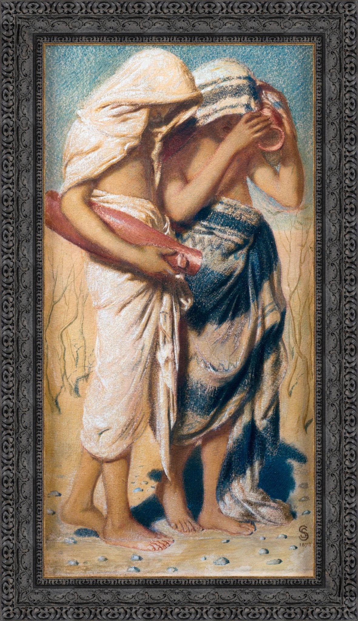 The Drought Judah Mourneth And The Gates Thereof Languish Jeremiah Xiv 2 3 – Simeon Solomon, 1866 - Canvas Classics
