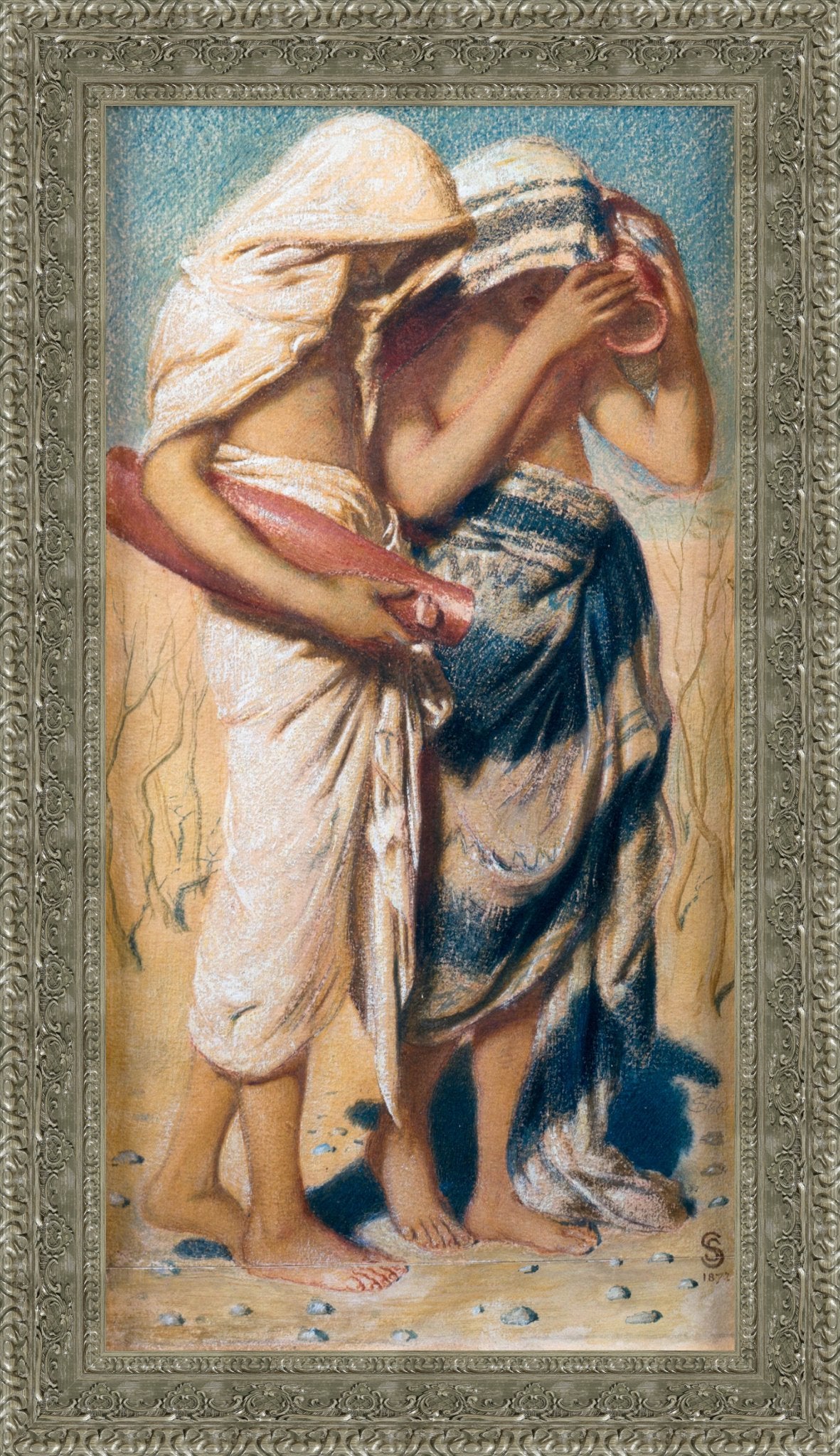The Drought Judah Mourneth And The Gates Thereof Languish Jeremiah Xiv 2 3 – Simeon Solomon, 1866 - Canvas Classics