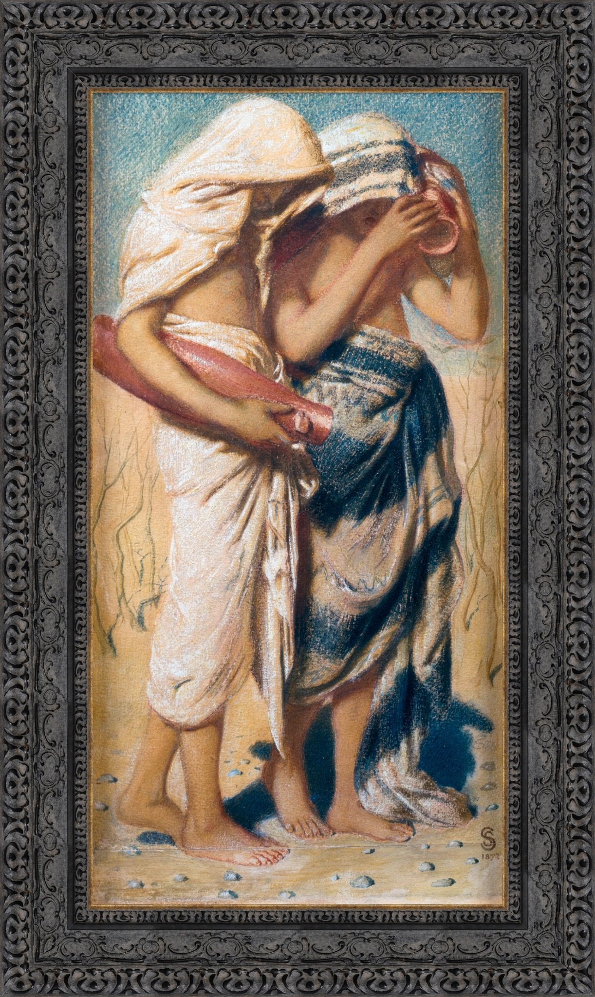 The Drought Judah Mourneth And The Gates Thereof Languish Jeremiah Xiv 2 3 – Simeon Solomon, 1866 - Canvas Classics