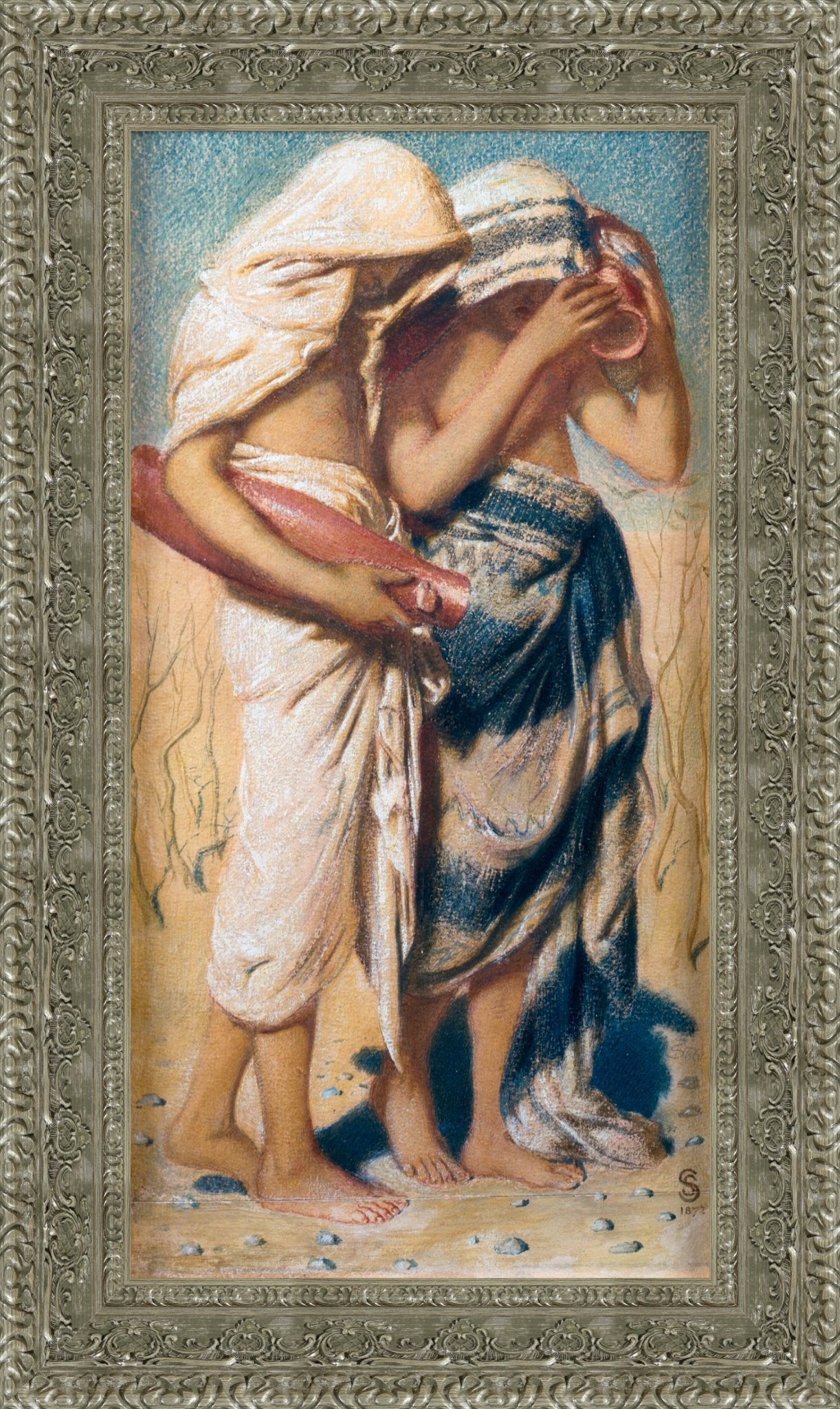 The Drought Judah Mourneth And The Gates Thereof Languish Jeremiah Xiv 2 3 – Simeon Solomon, 1866 - Canvas Classics