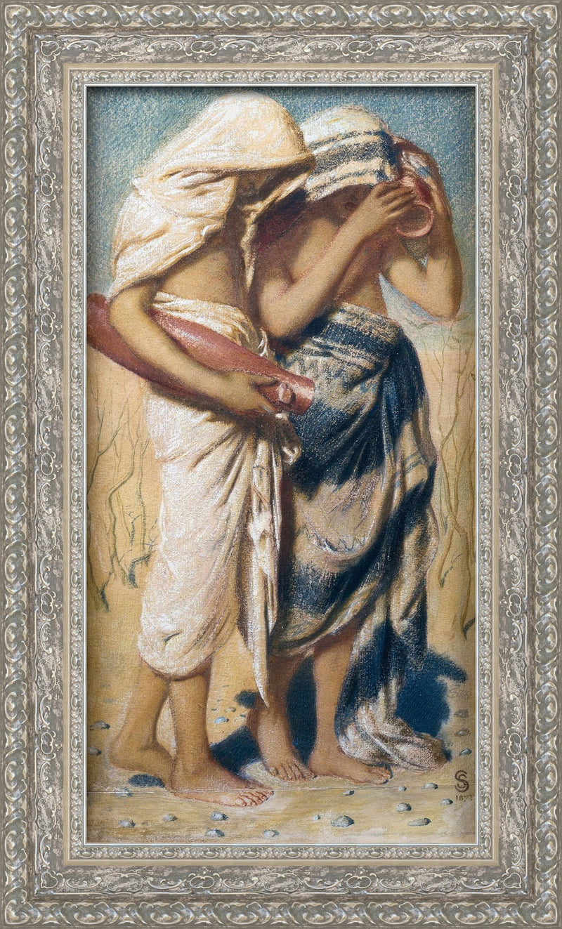 The Drought Judah Mourneth And The Gates Thereof Languish Jeremiah Xiv 2 3 – Simeon Solomon, 1866