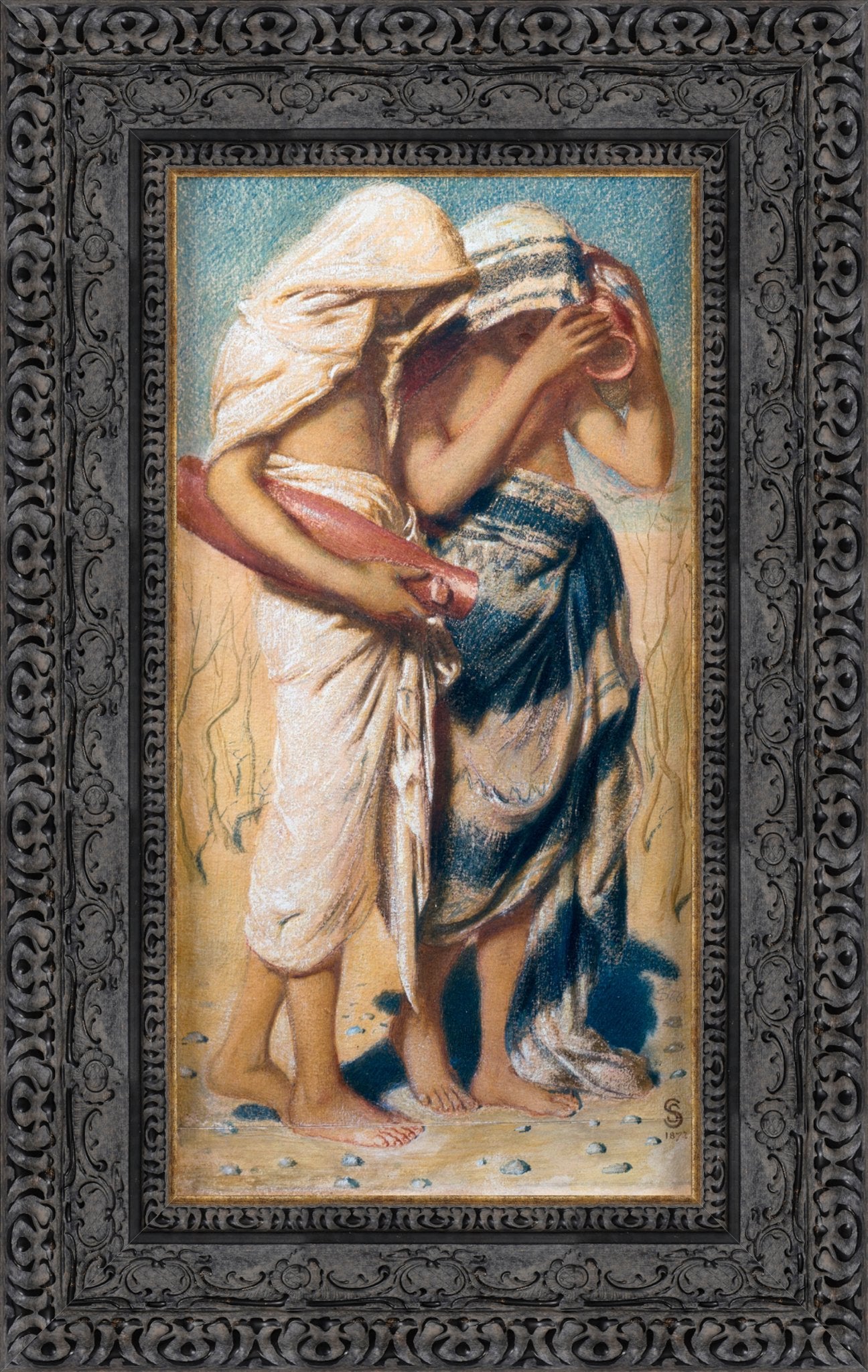The Drought Judah Mourneth And The Gates Thereof Languish Jeremiah Xiv 2 3 – Simeon Solomon, 1866 - Canvas Classics