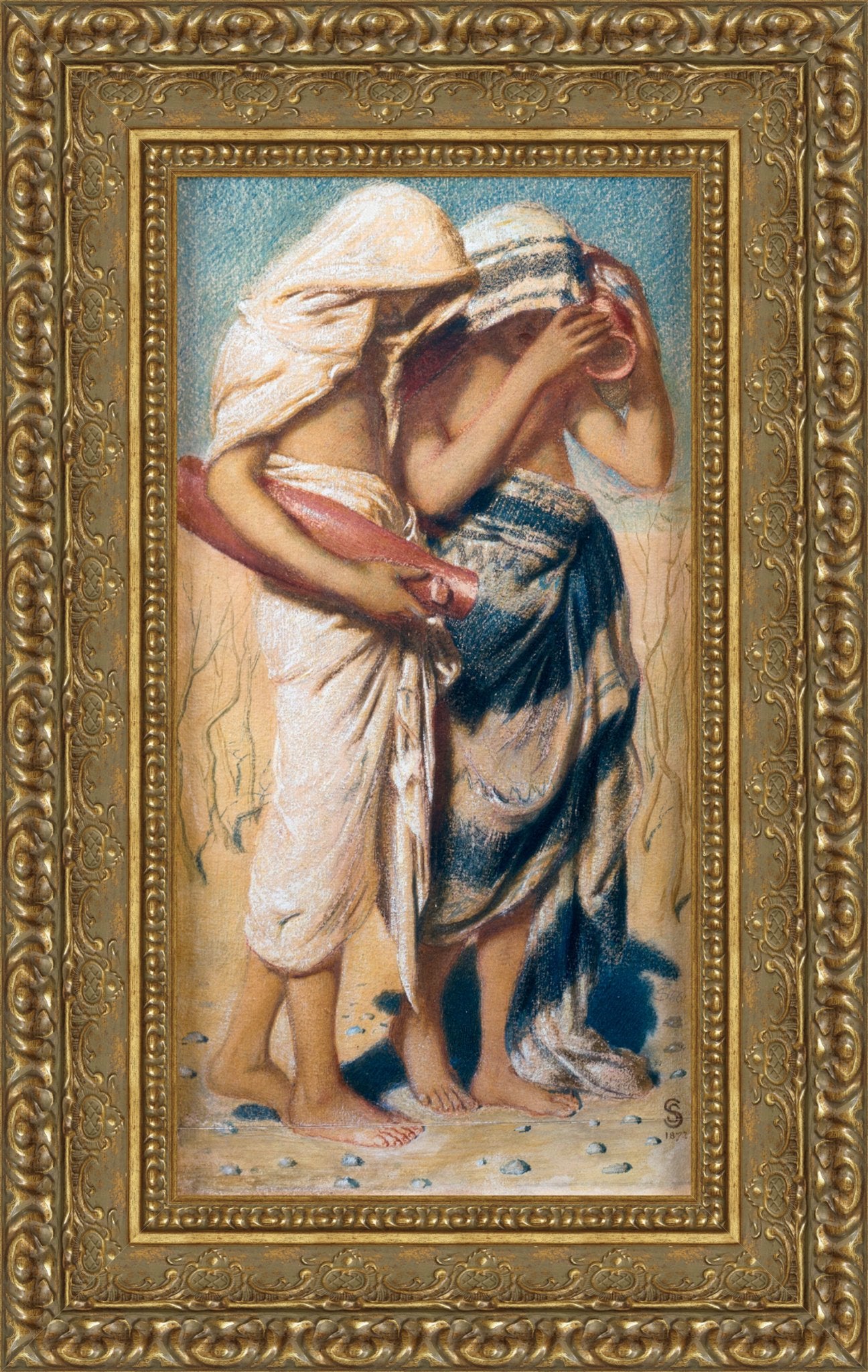 The Drought Judah Mourneth And The Gates Thereof Languish Jeremiah Xiv 2 3 – Simeon Solomon, 1866 - Canvas Classics