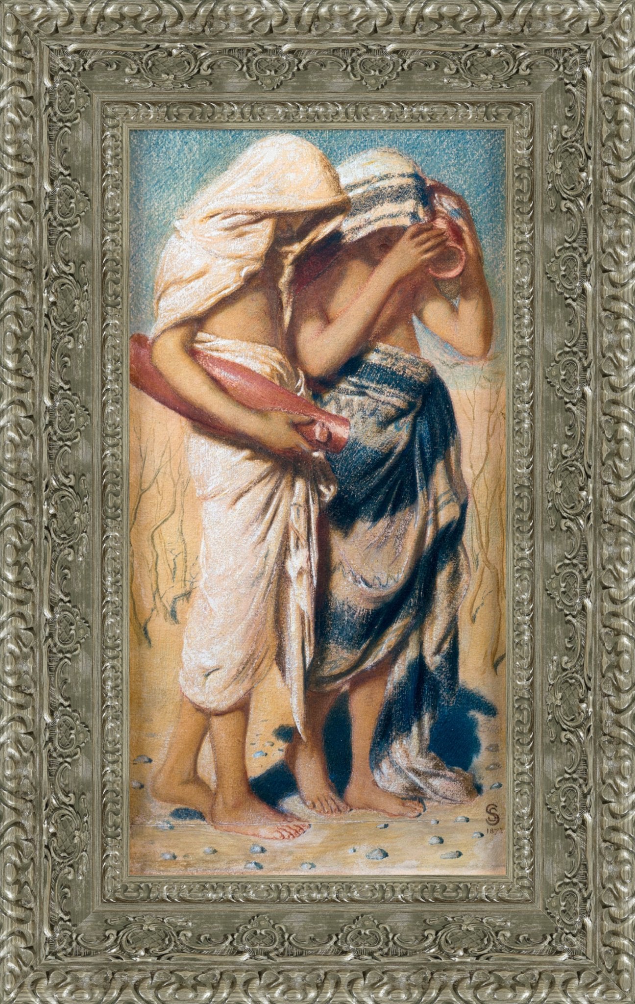 The Drought Judah Mourneth And The Gates Thereof Languish Jeremiah Xiv 2 3 – Simeon Solomon, 1866 - Canvas Classics