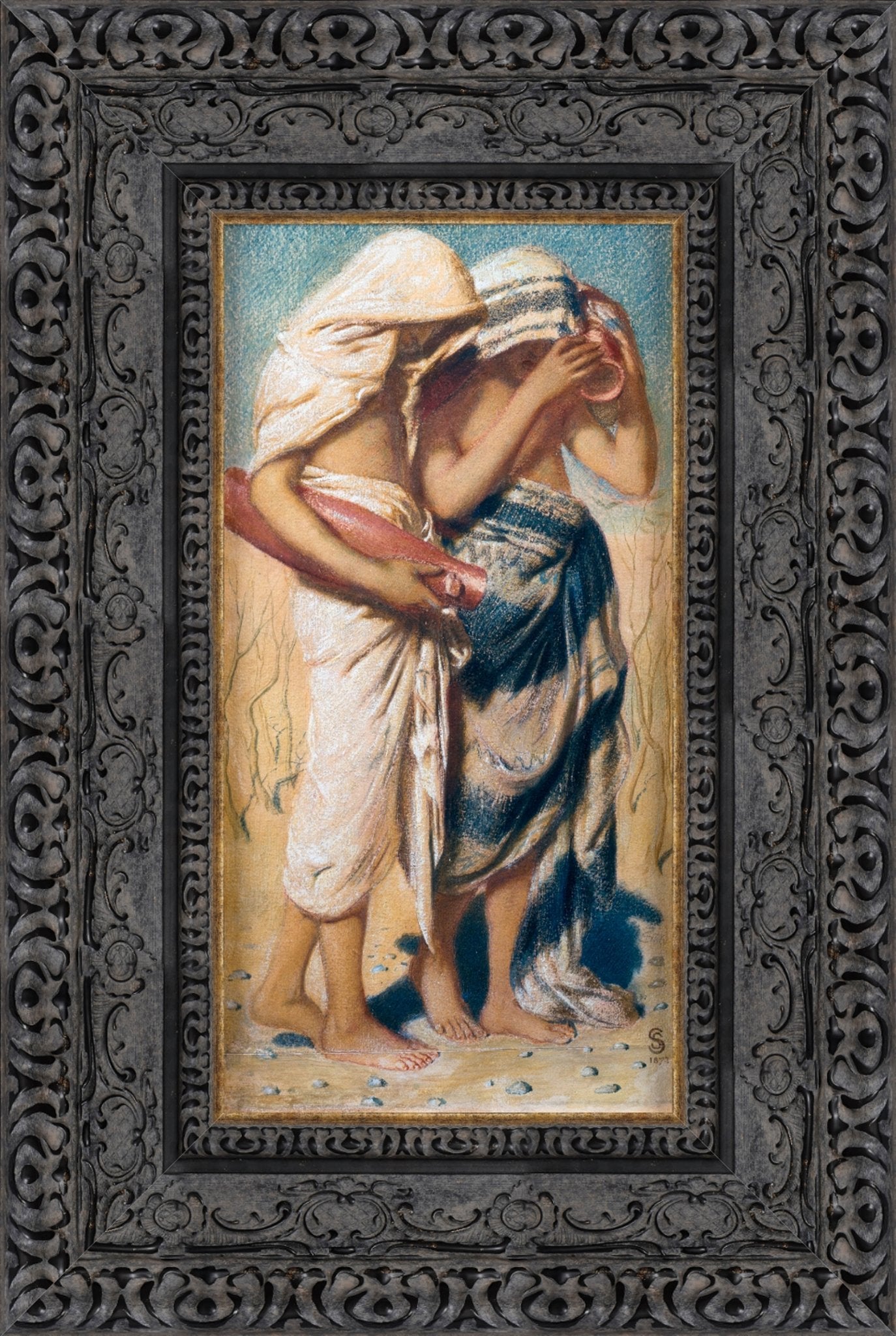 The Drought Judah Mourneth And The Gates Thereof Languish Jeremiah Xiv 2 3 – Simeon Solomon, 1866 - Canvas Classics