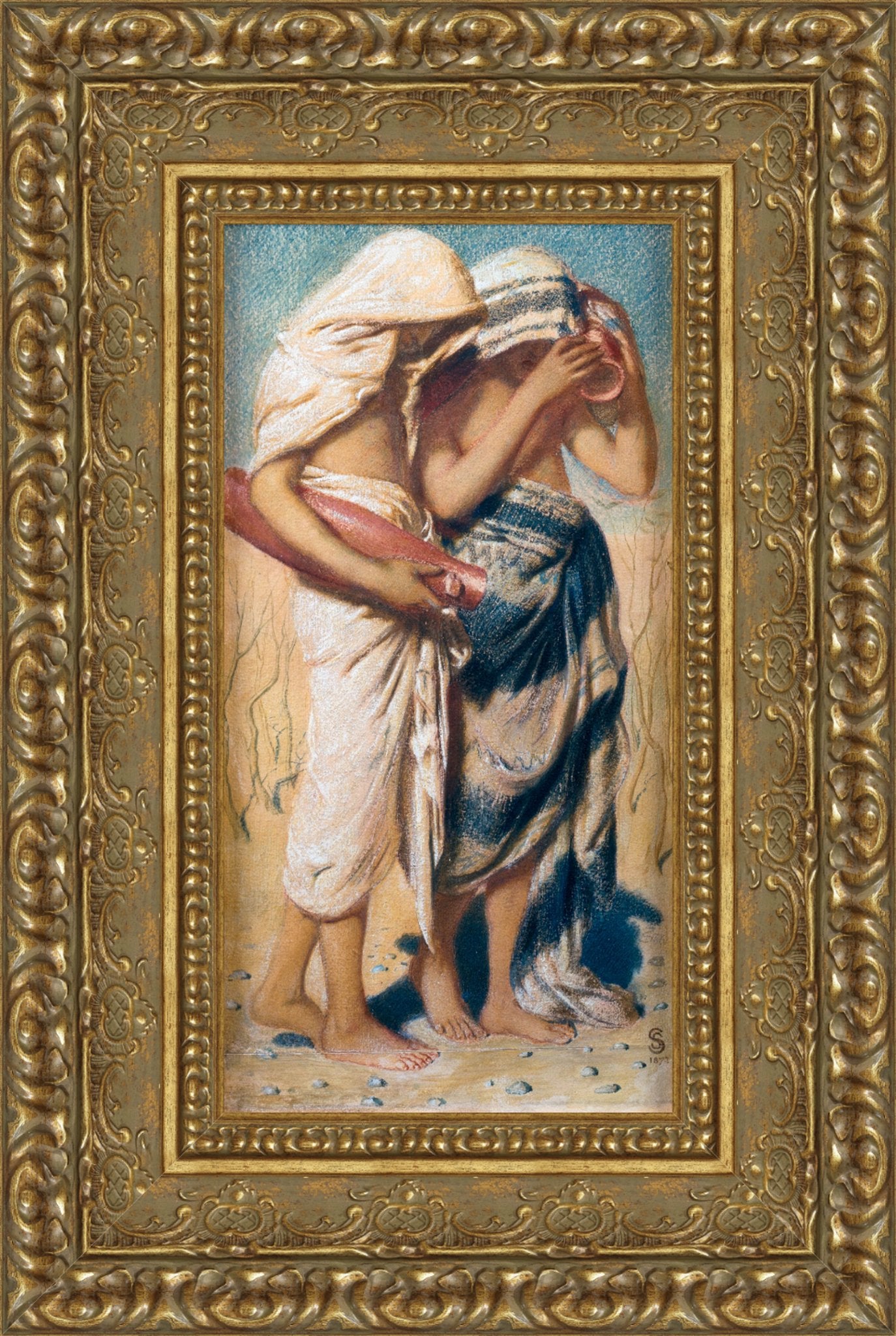 The Drought Judah Mourneth And The Gates Thereof Languish Jeremiah Xiv 2 3 – Simeon Solomon, 1866 - Canvas Classics