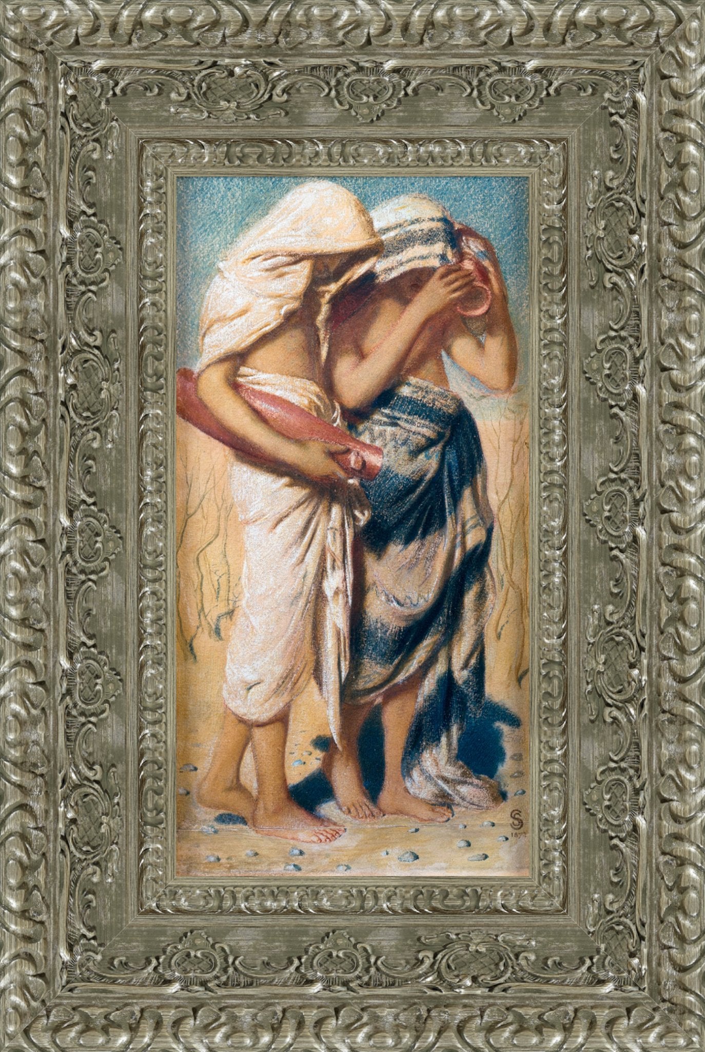 The Drought Judah Mourneth And The Gates Thereof Languish Jeremiah Xiv 2 3 – Simeon Solomon, 1866 - Canvas Classics
