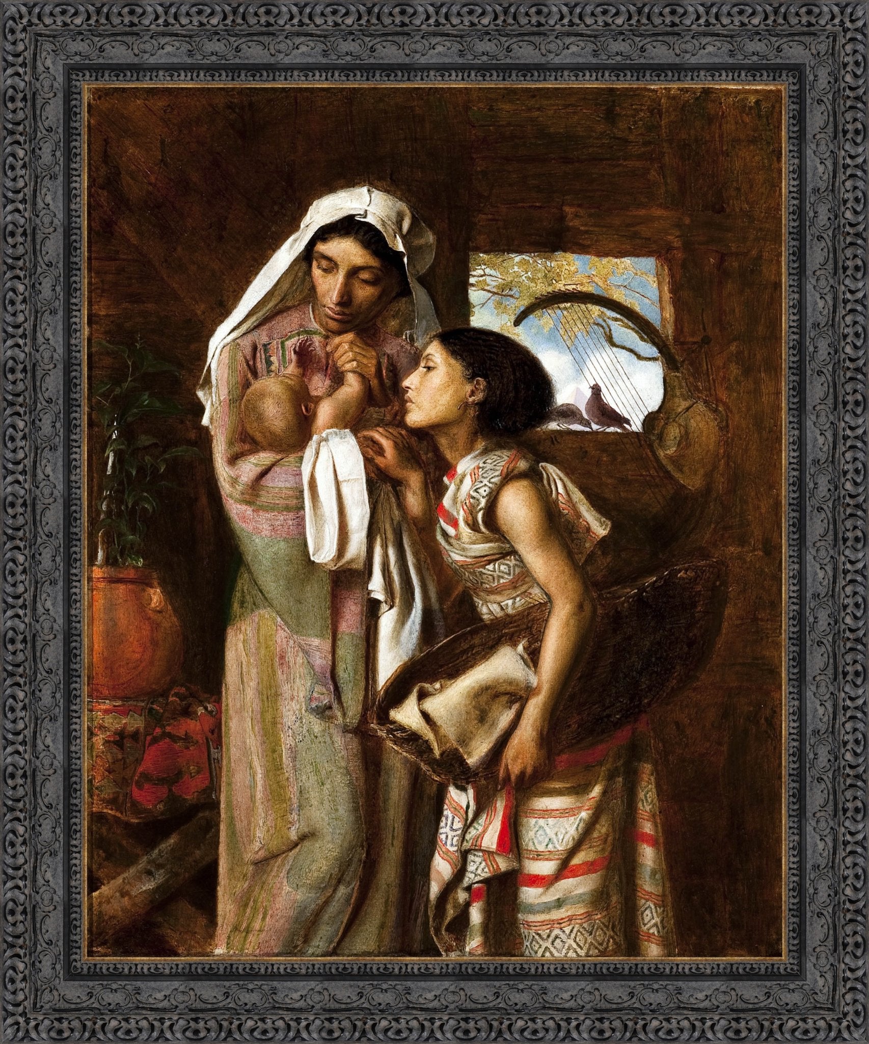 The Mother Of Moses – Simeon Solomon, 1860 - Canvas Classics