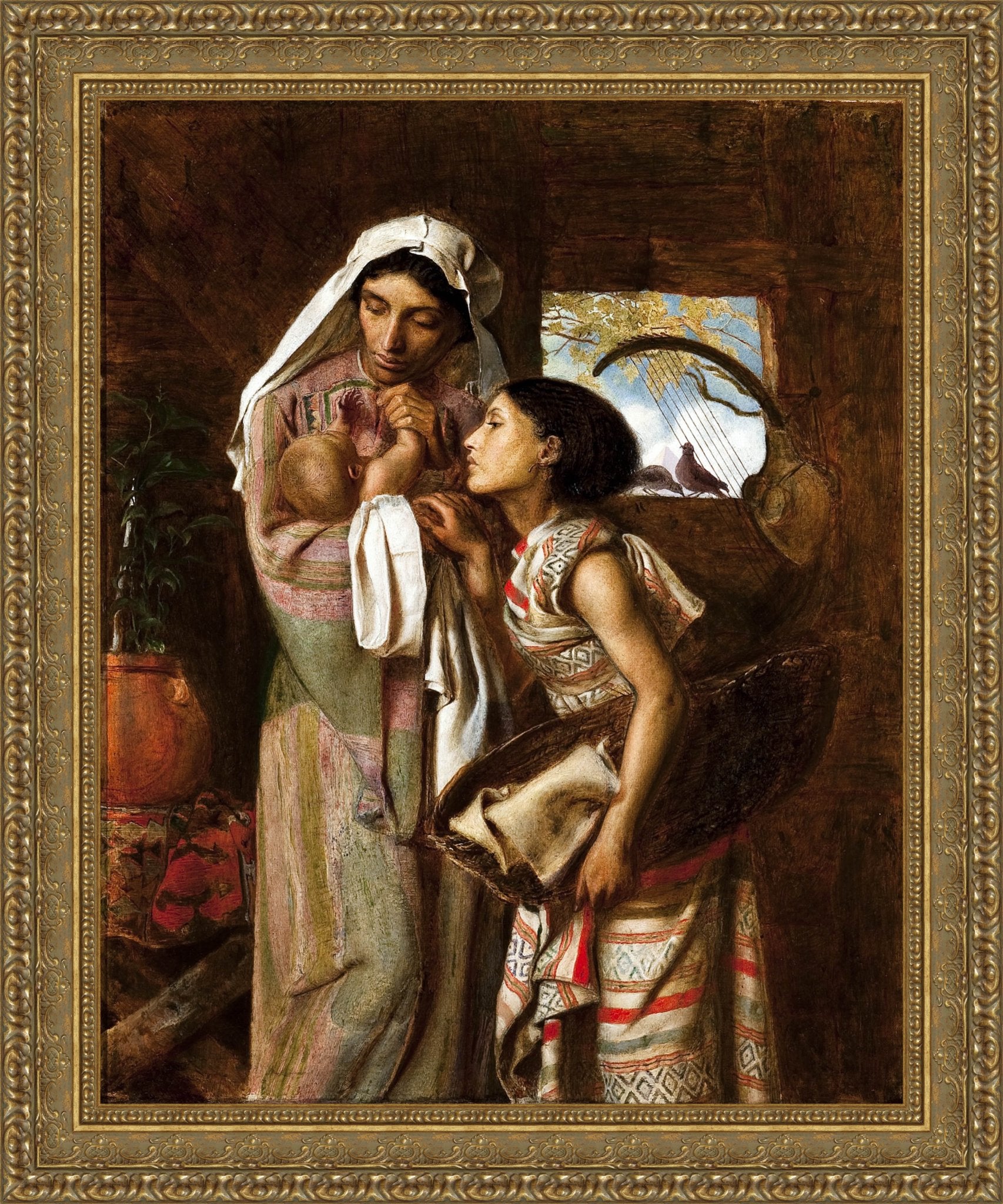 The Mother Of Moses – Simeon Solomon, 1860 - Canvas Classics