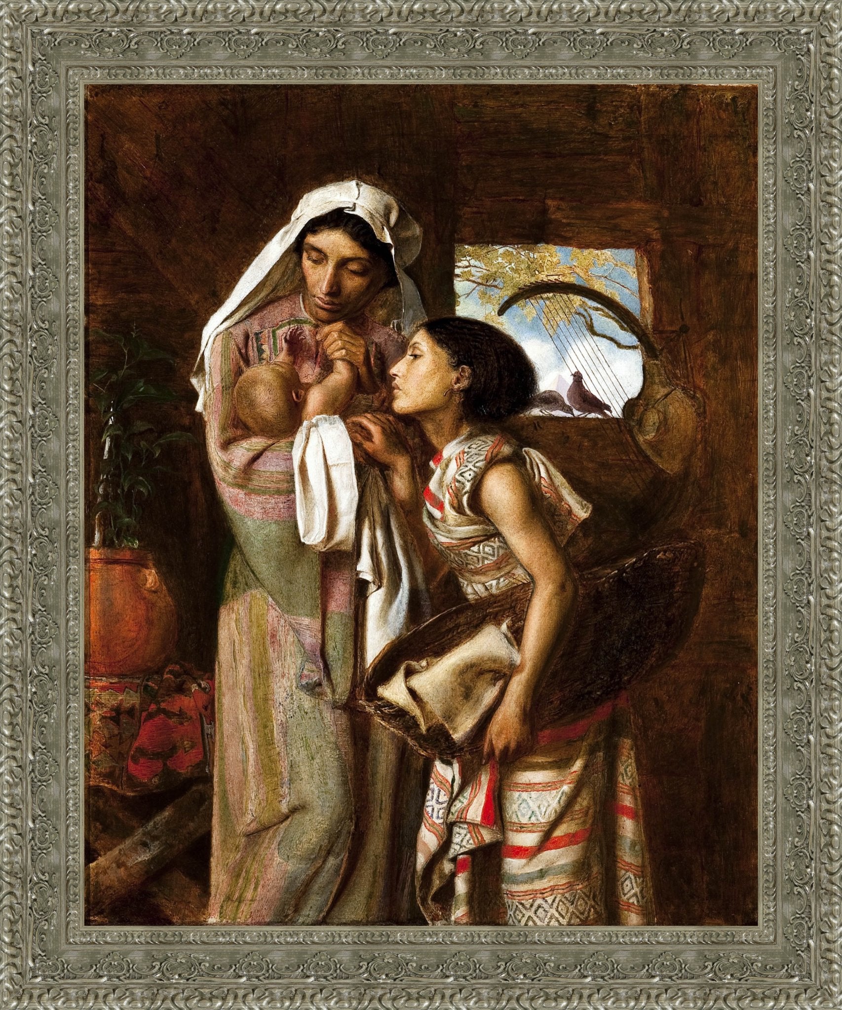 The Mother Of Moses – Simeon Solomon, 1860 - Canvas Classics
