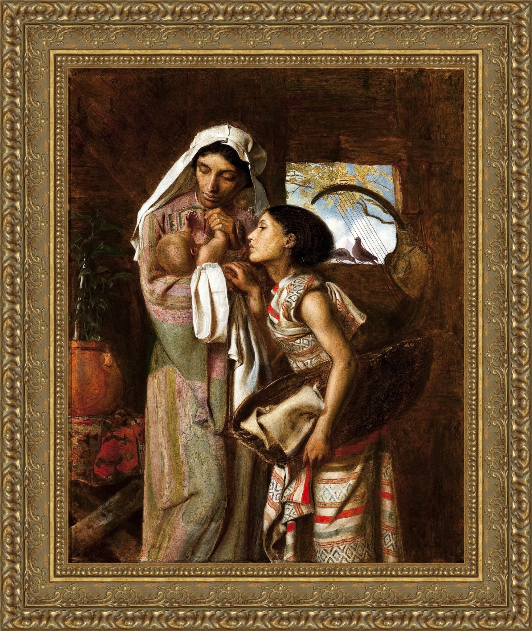 The Mother Of Moses – Simeon Solomon, 1860 - Canvas Classics