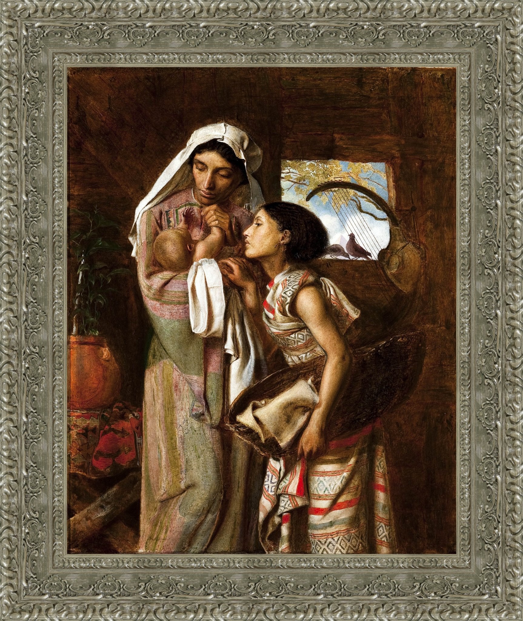 The Mother Of Moses – Simeon Solomon, 1860 - Canvas Classics