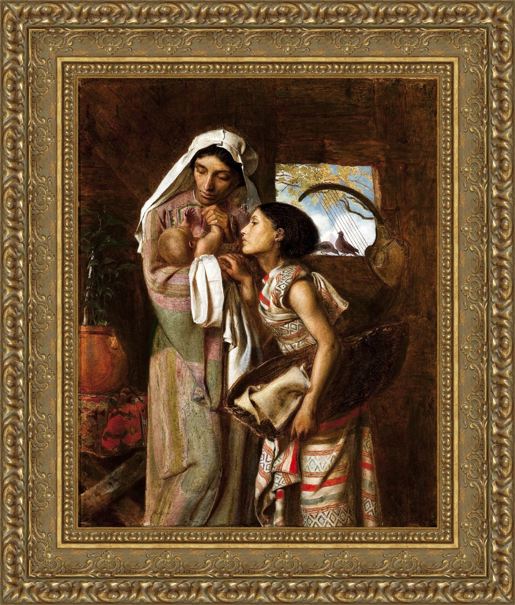 The Mother Of Moses – Simeon Solomon, 1860 - Canvas Classics