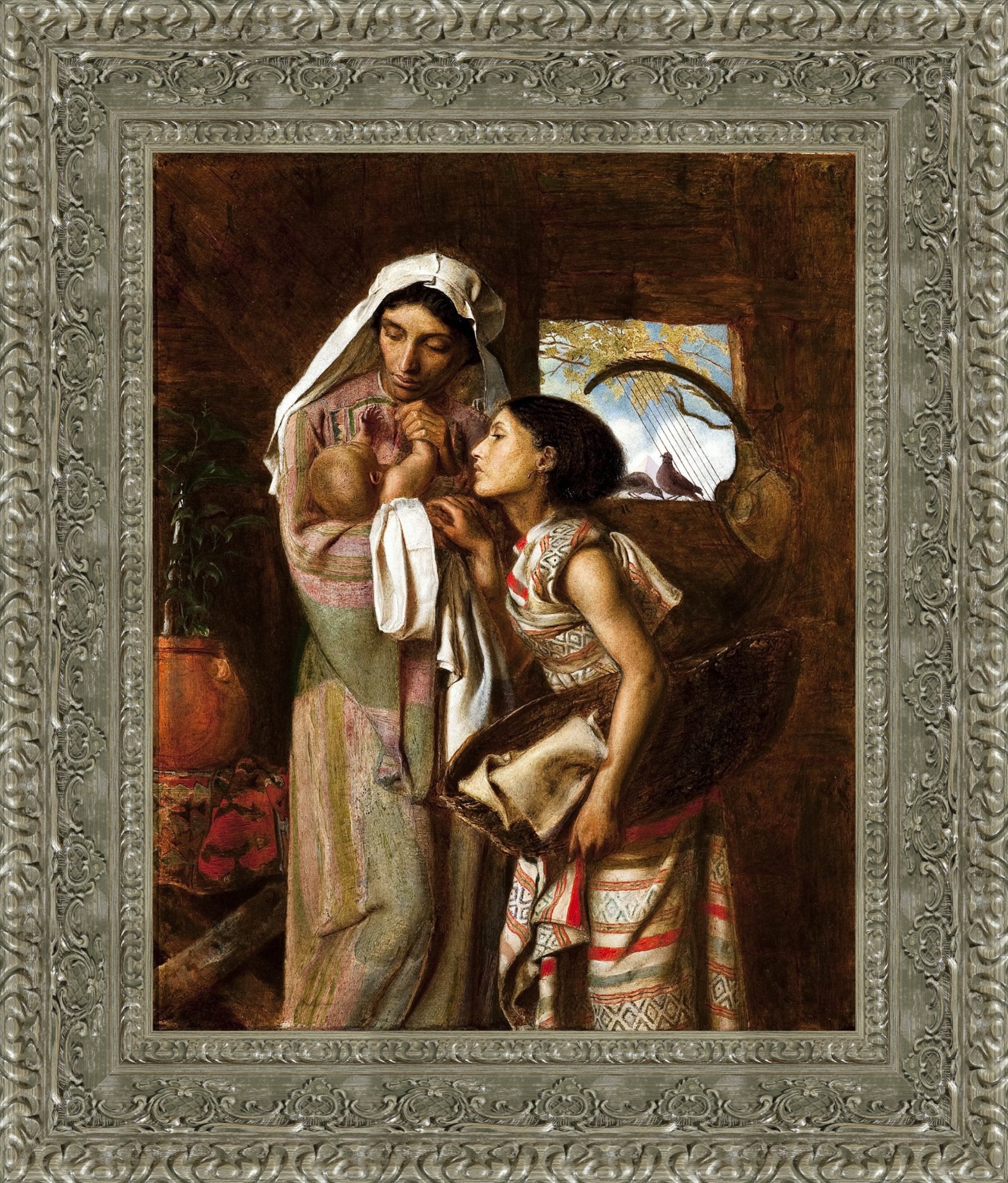 The Mother Of Moses – Simeon Solomon, 1860 - Canvas Classics