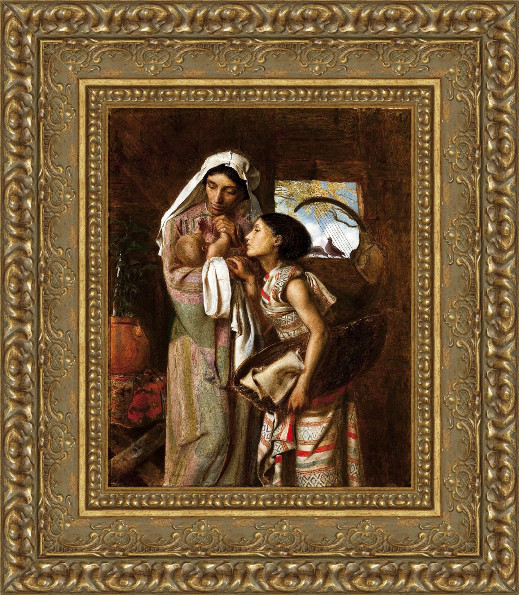 The Mother Of Moses – Simeon Solomon, 1860 - Canvas Classics