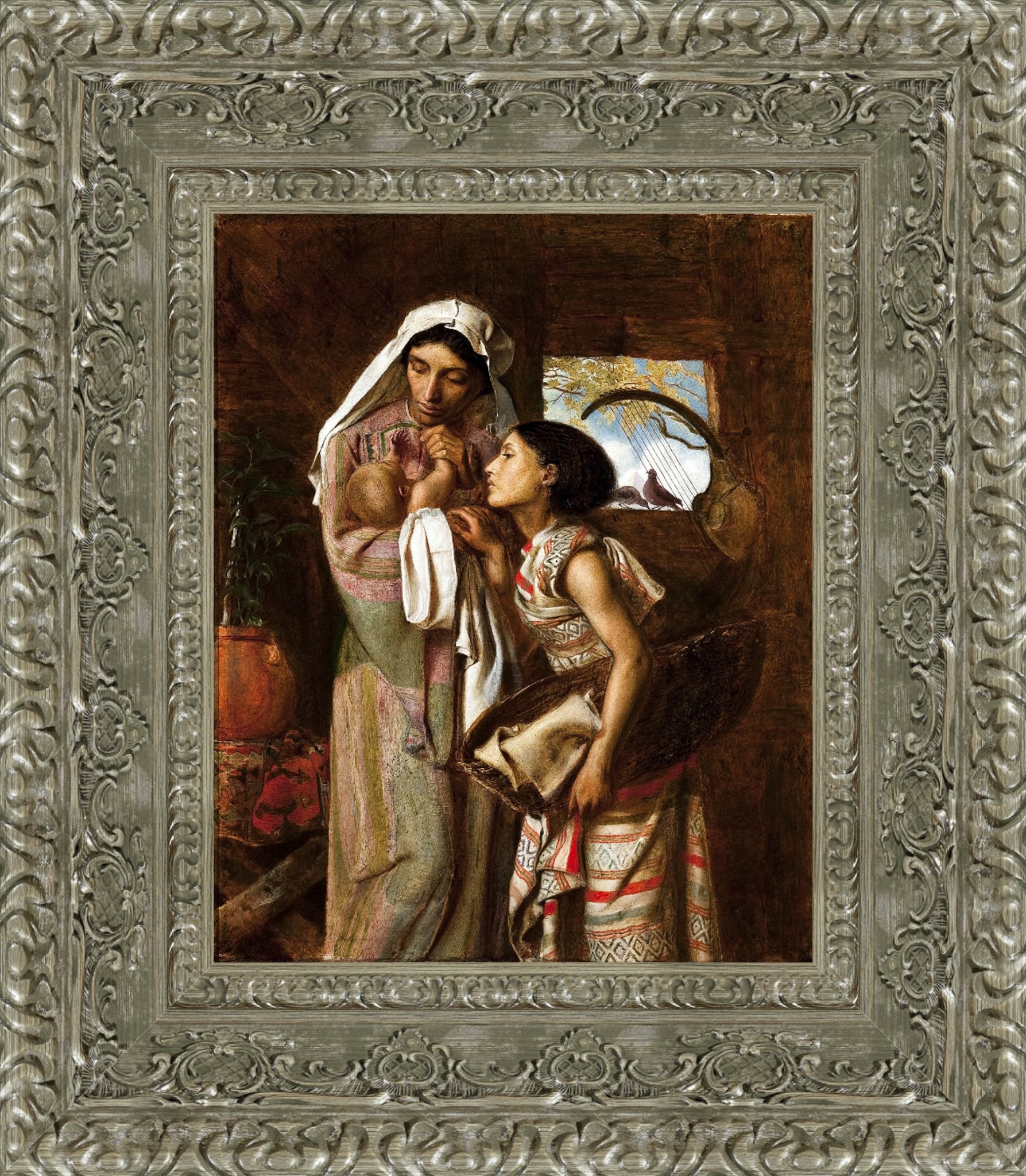 The Mother Of Moses – Simeon Solomon, 1860 - Canvas Classics