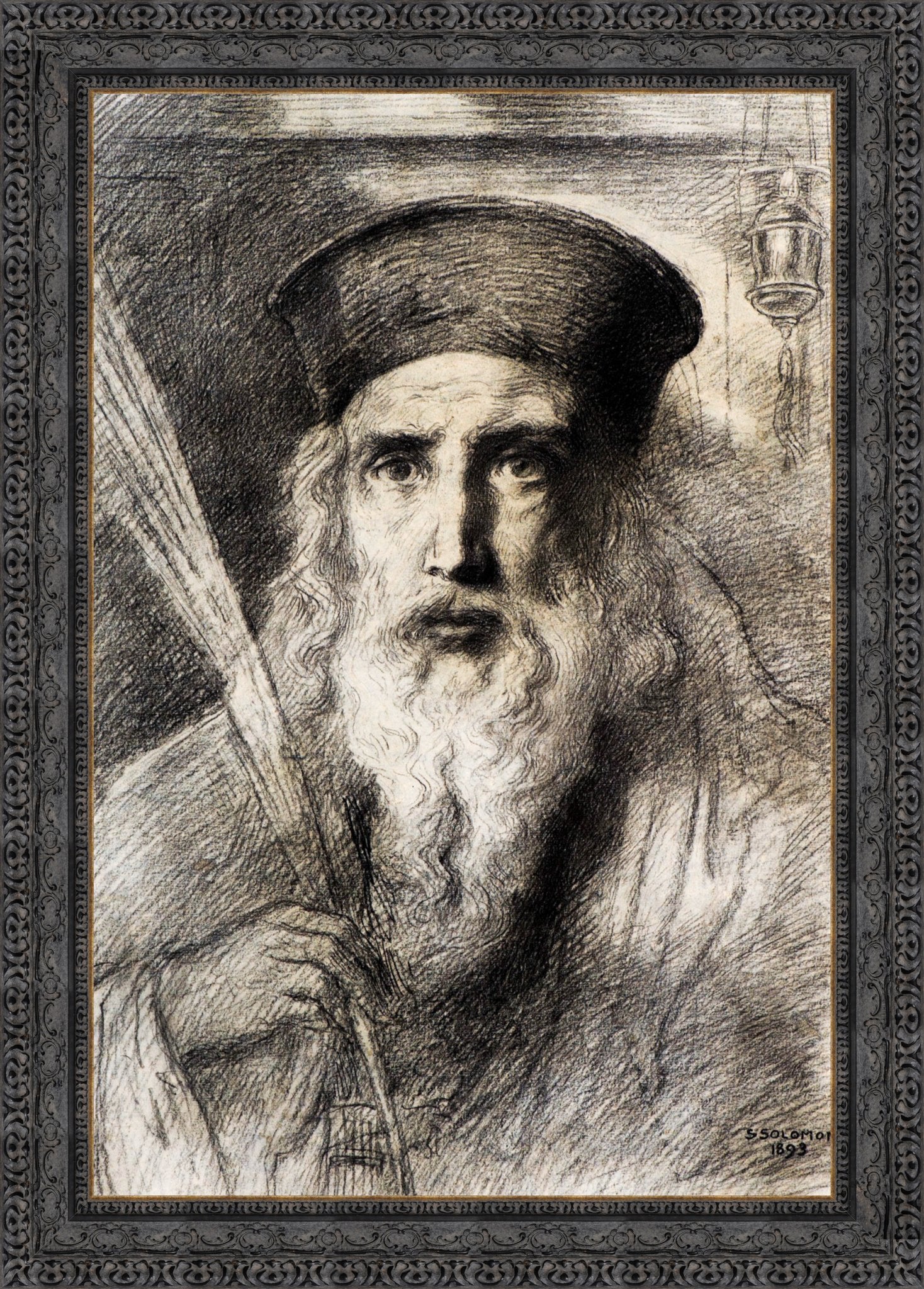 The Rabbi – Simeon Solomon, 1893 - Canvas Classics