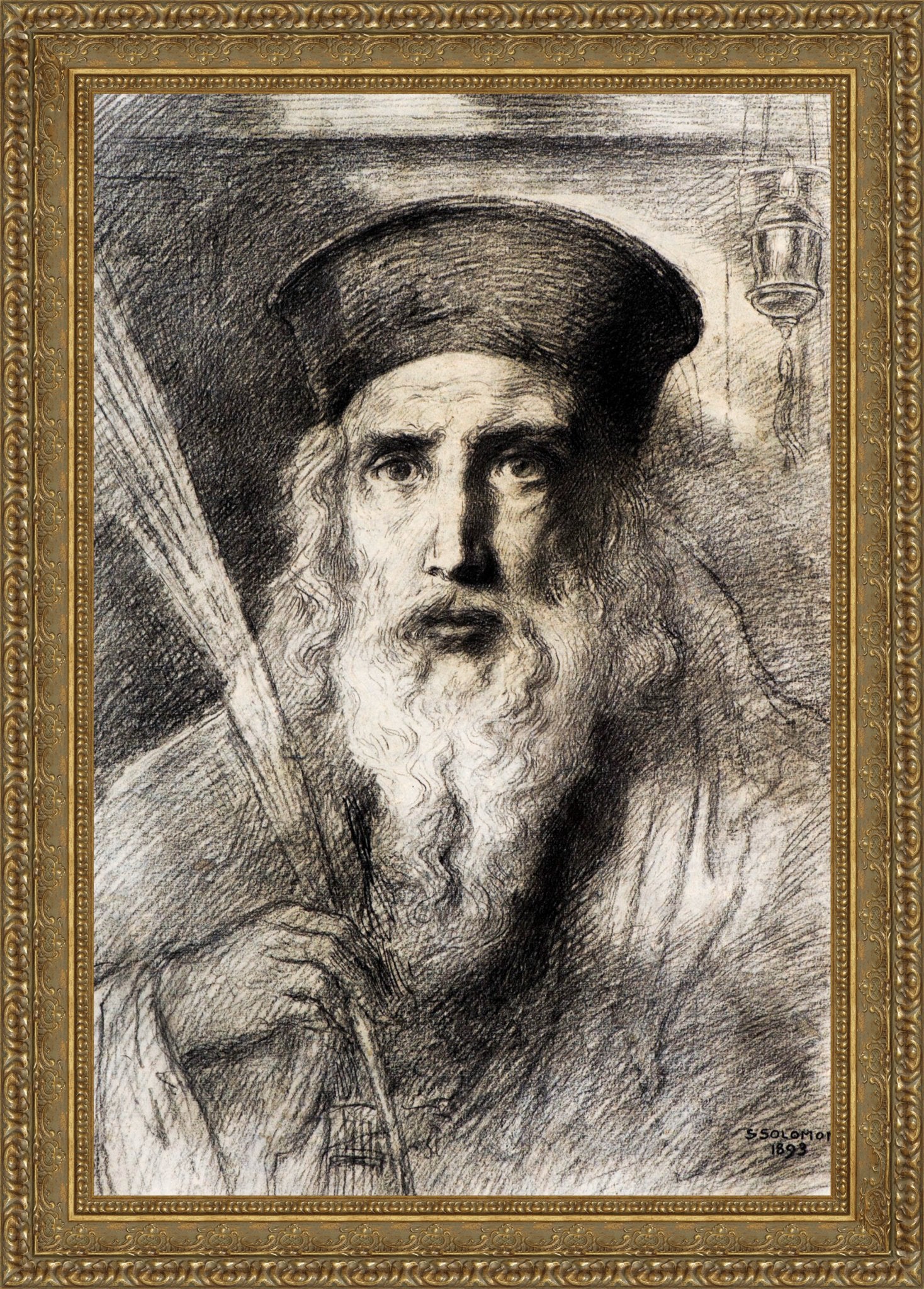 The Rabbi – Simeon Solomon, 1893 - Canvas Classics