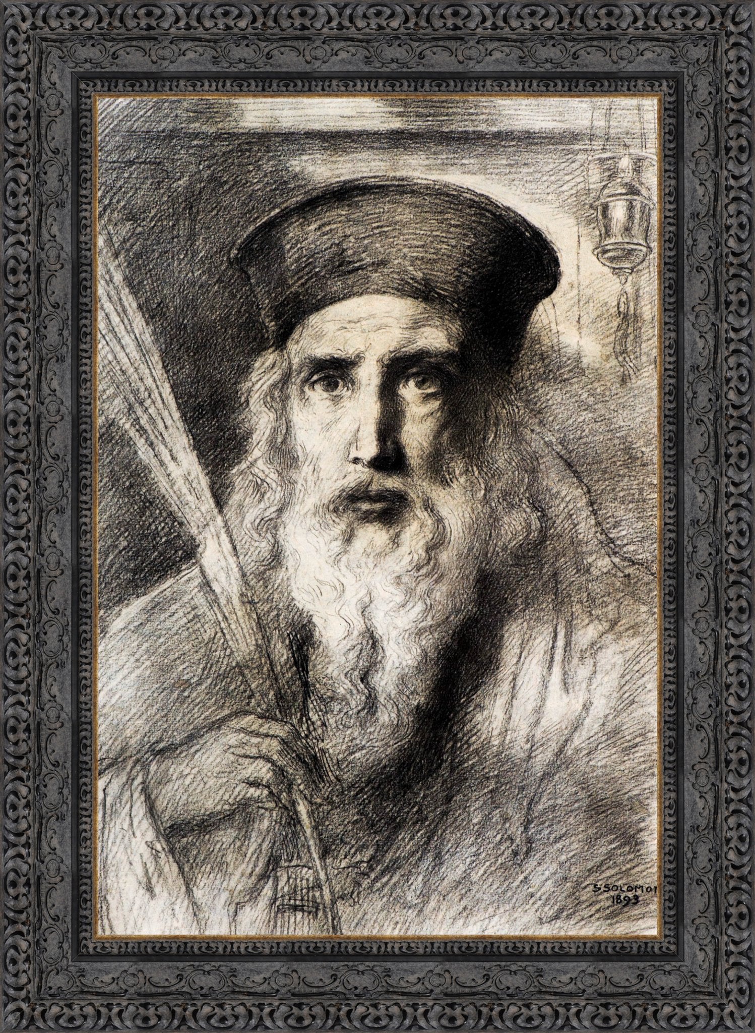 The Rabbi – Simeon Solomon, 1893 - Canvas Classics