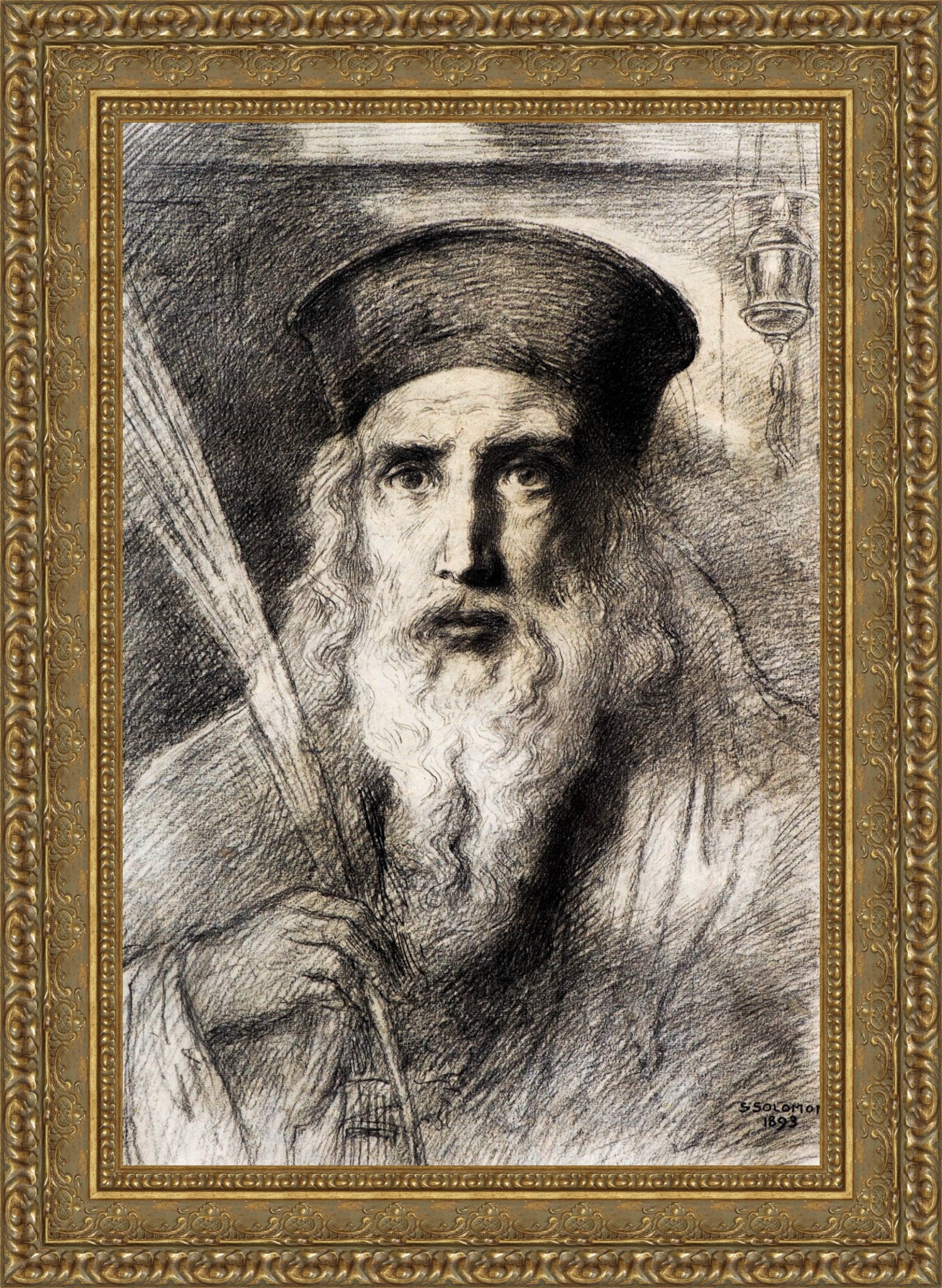 The Rabbi – Simeon Solomon, 1893 - Canvas Classics