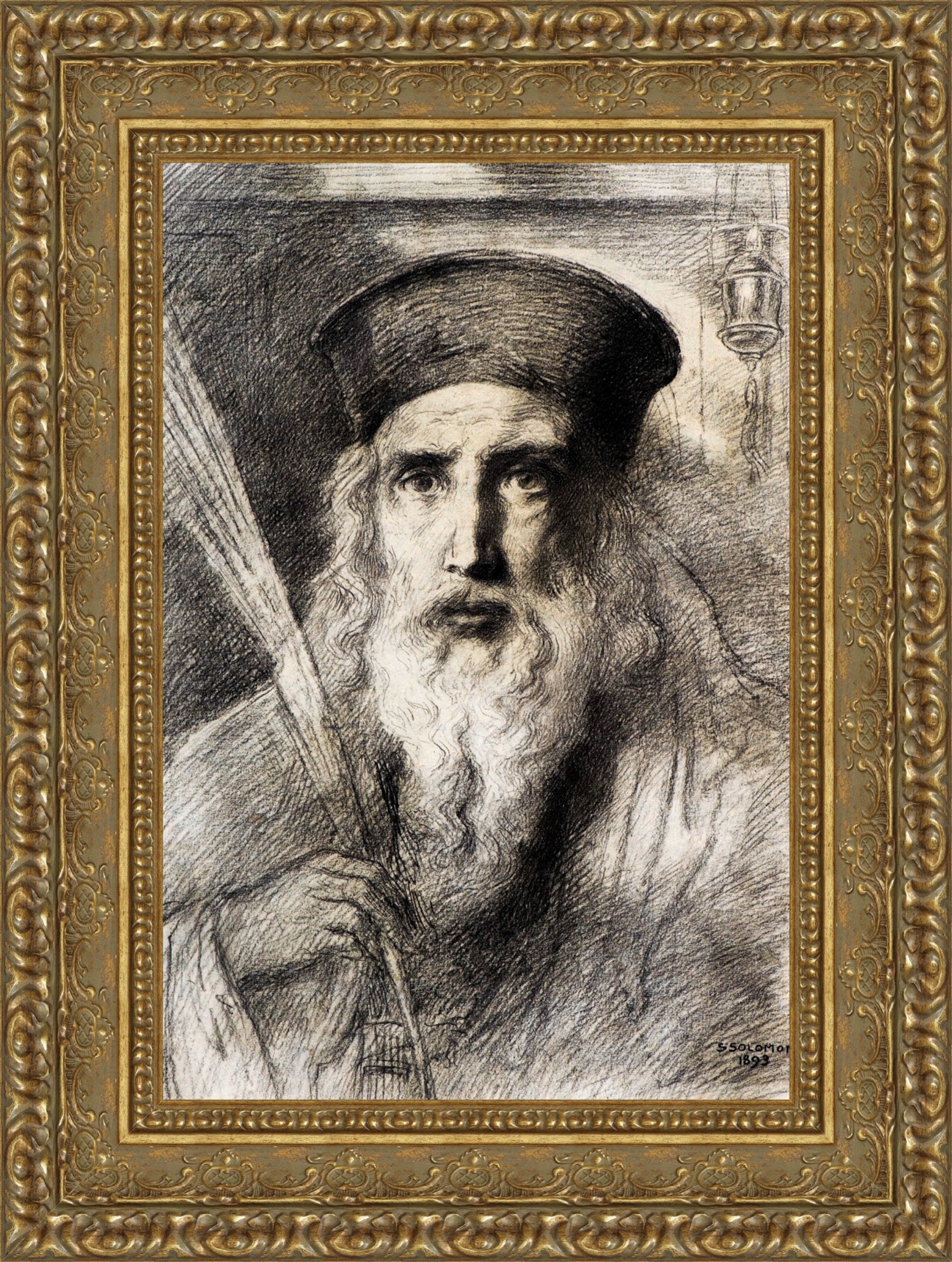 The Rabbi – Simeon Solomon, 1893 - Canvas Classics