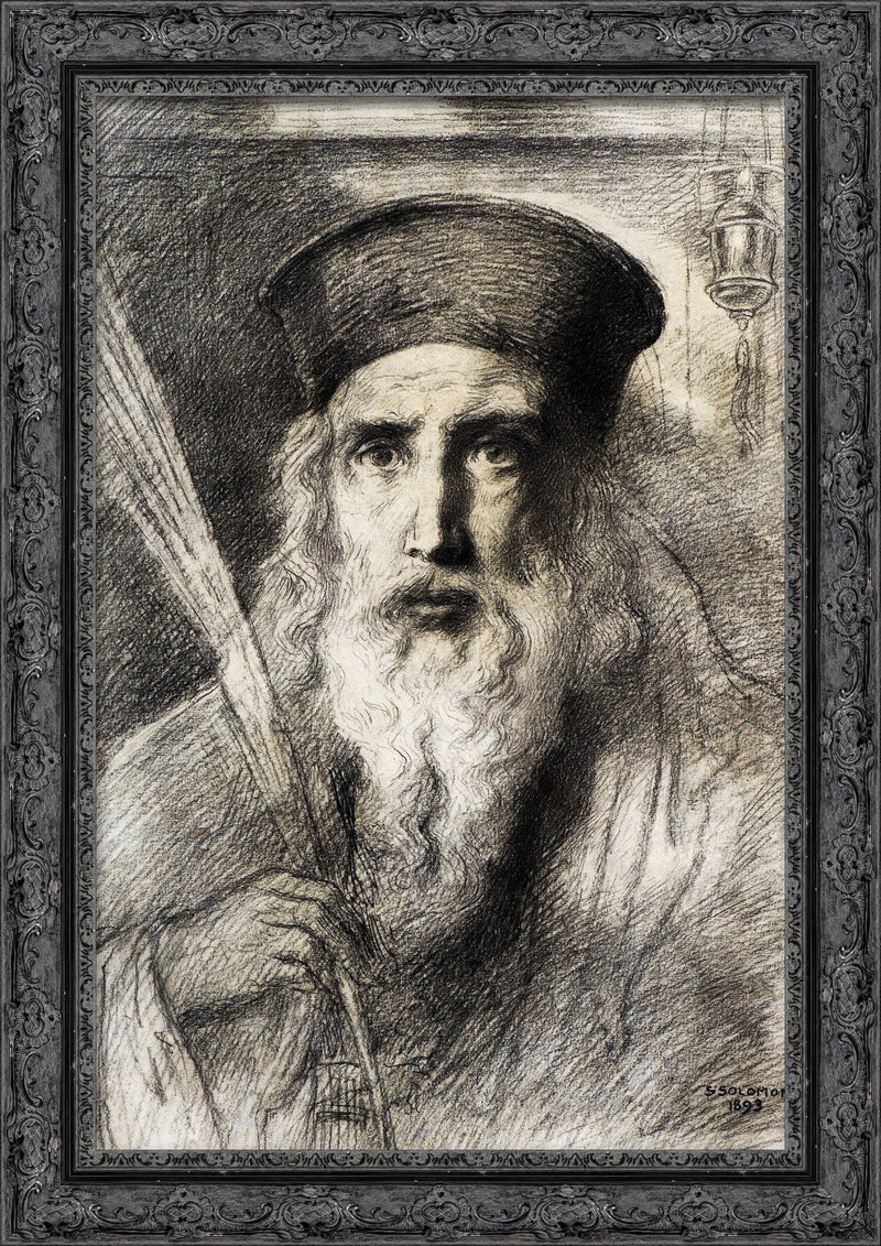 The Rabbi – Simeon Solomon, 1893