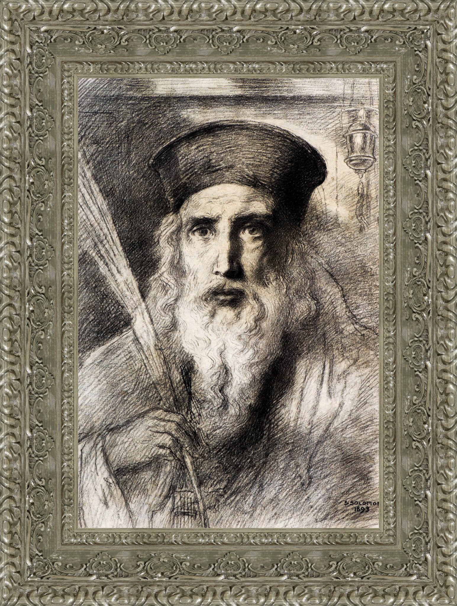 The Rabbi – Simeon Solomon, 1893 - Canvas Classics