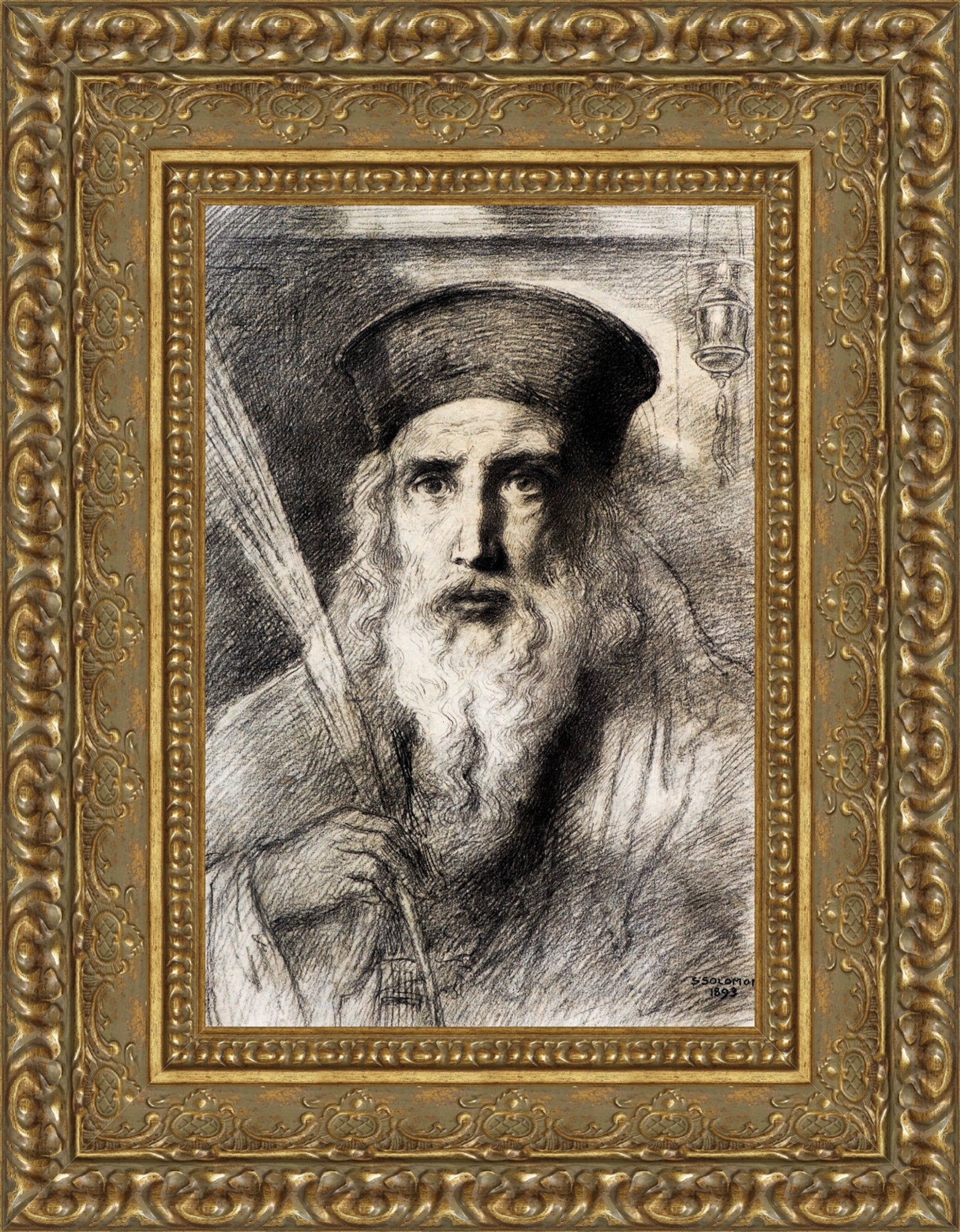The Rabbi – Simeon Solomon, 1893 - Canvas Classics