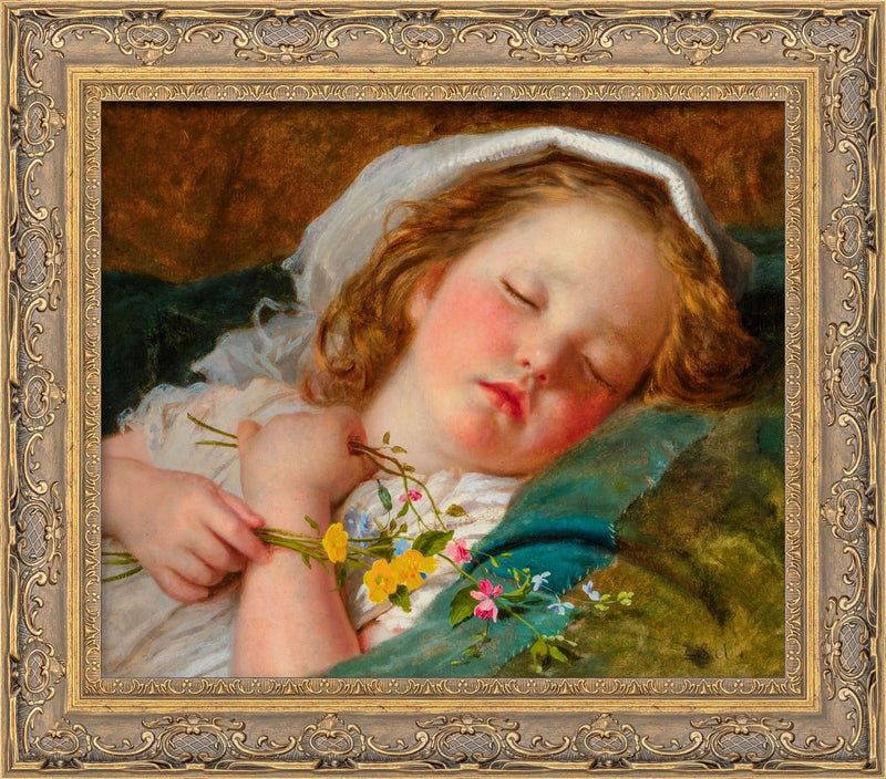 Fast Asleep – Sophie Anderson, c. 1870