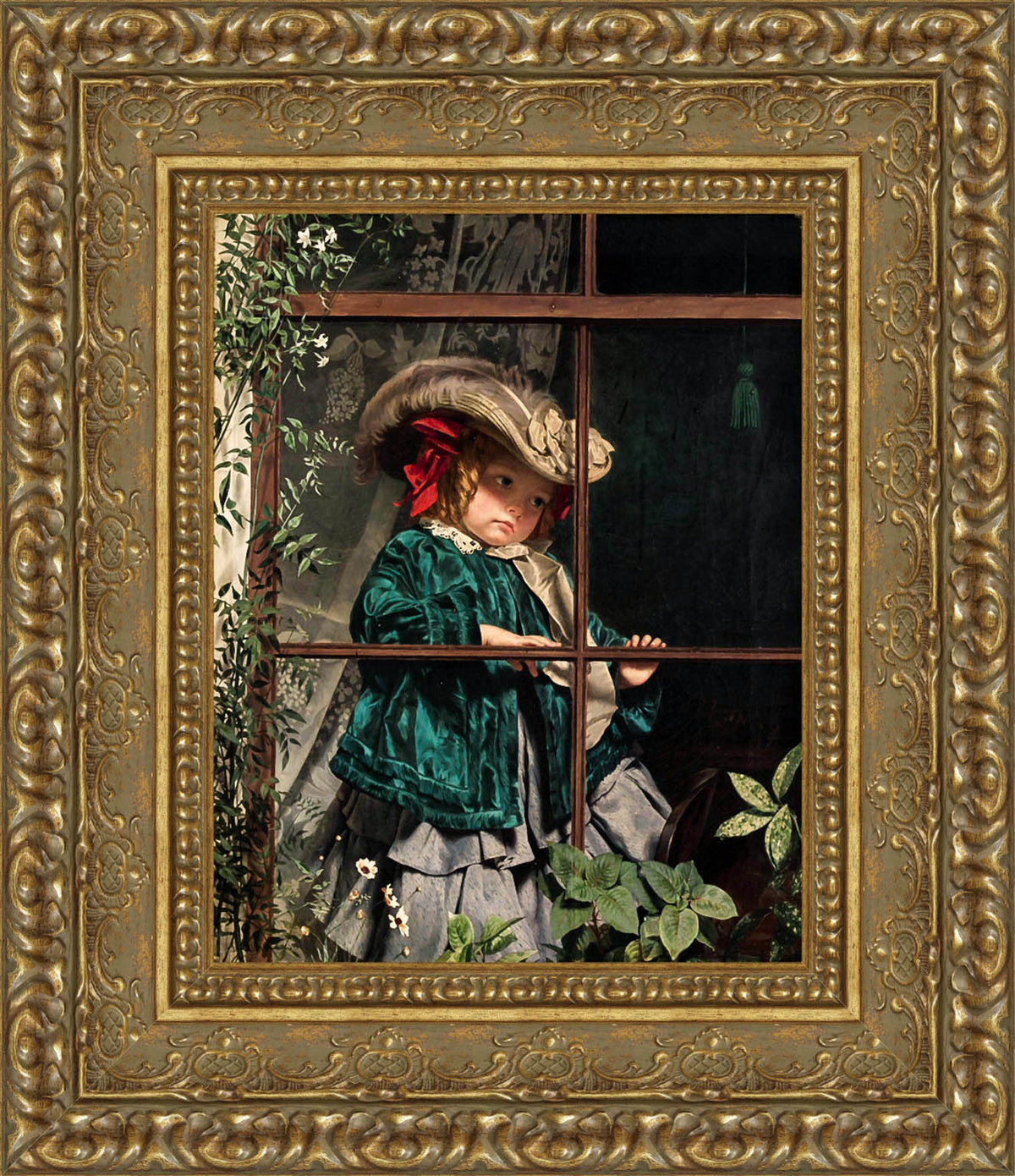 No Walk Today – Sophie Anderson, 1856
