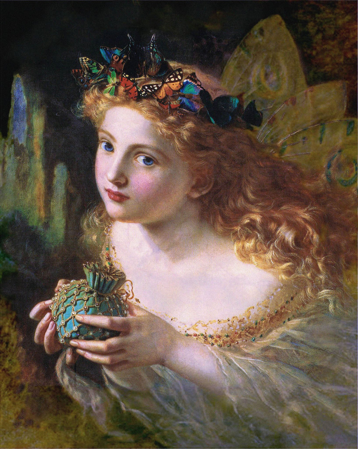 Take The Fair Face Of Woman – Sophie Anderson, c. 1869, framed