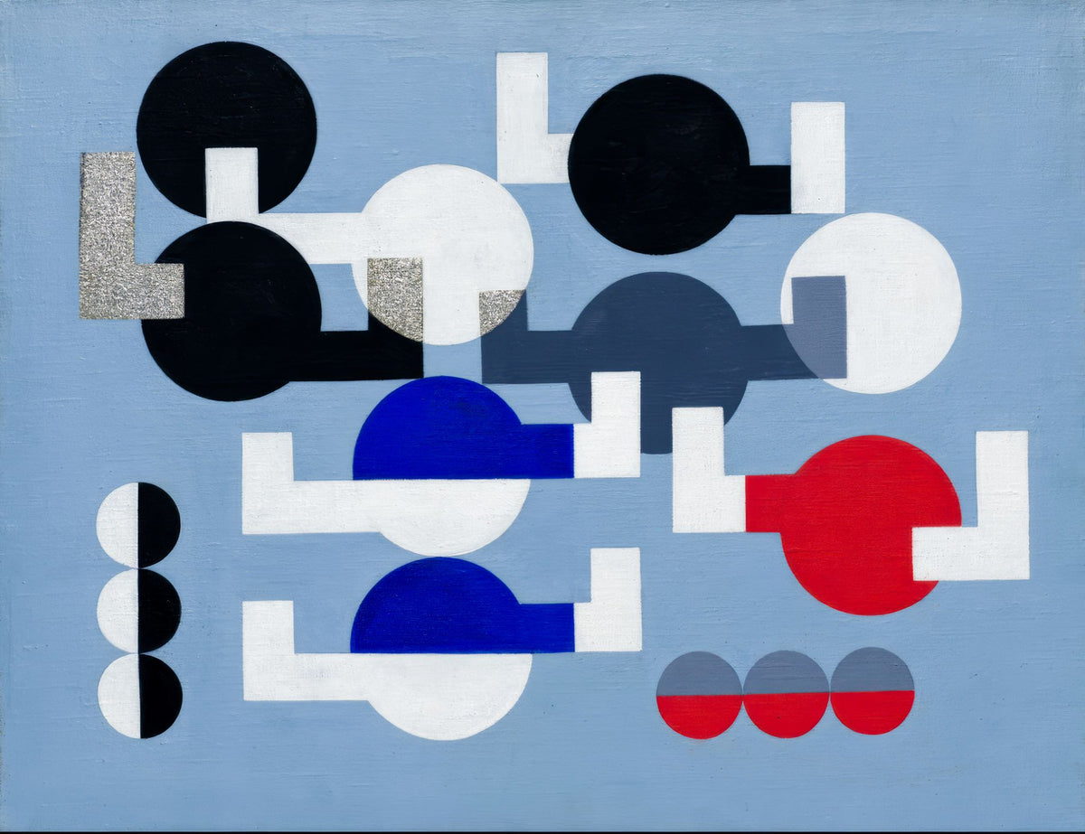 Composition 1930 – Sophie Taeuber-Arp, 1930, framed