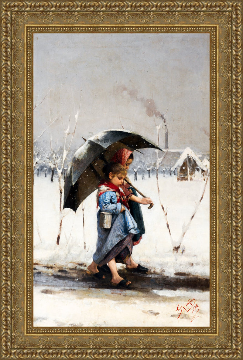 L'Ombrello – Emilio Spreafico, c. 1880