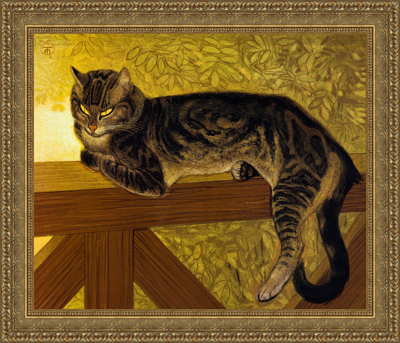 Cat On A Balustrade – Théophile Steinlen, 1909