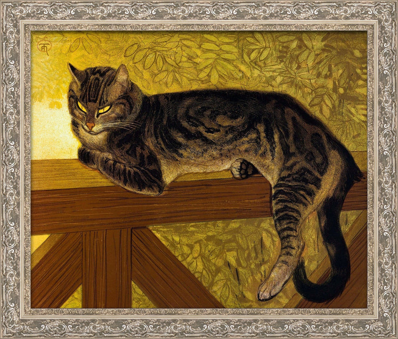 Cat On A Balustrade – Théophile Steinlen, 1909