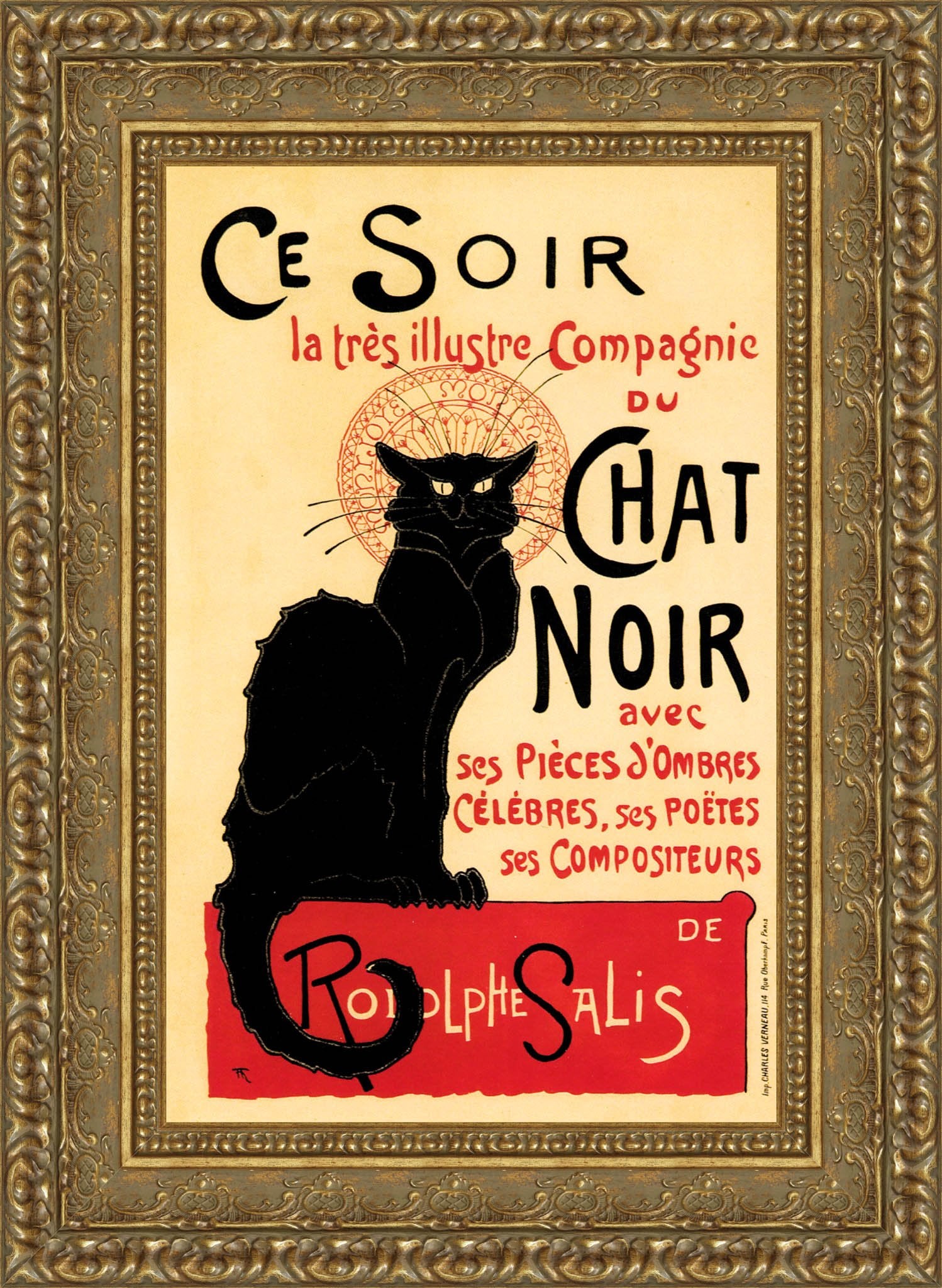 Chat Noir – Théophile Steinlen, 1896