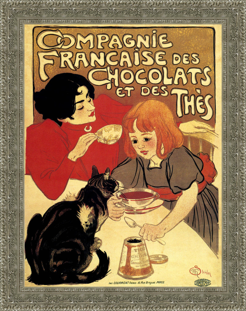 Compagnie Francaise Des Chocolats Et Des Thes – Théophile Steinlen, 1895