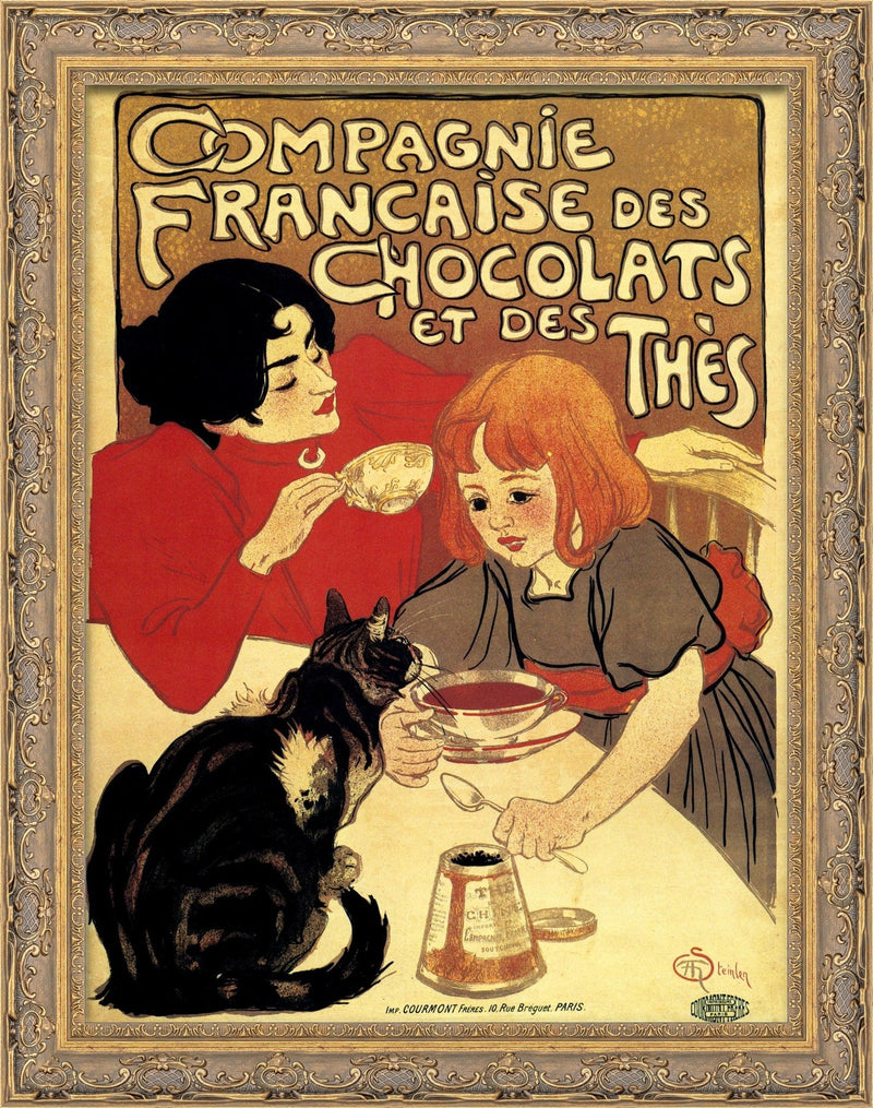 Compagnie Francaise Des Chocolats Et Des Thes – Théophile Steinlen, 1895