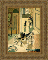 Folle Journée: The Cat Family Came In – Théophile Steinlen, c. 1900