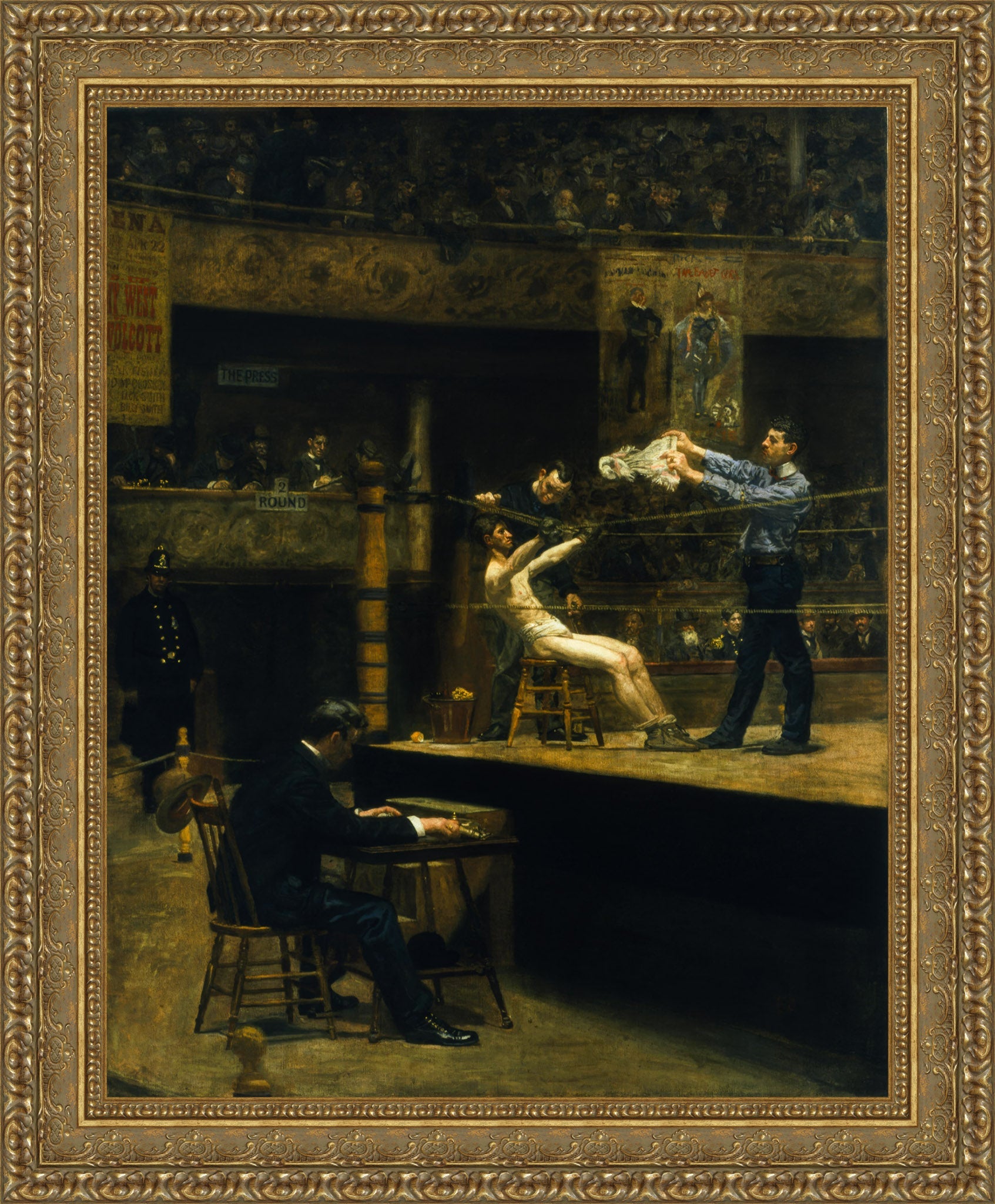 Between Rounds – Thomas Eakins, 1899 - Canvas Classics