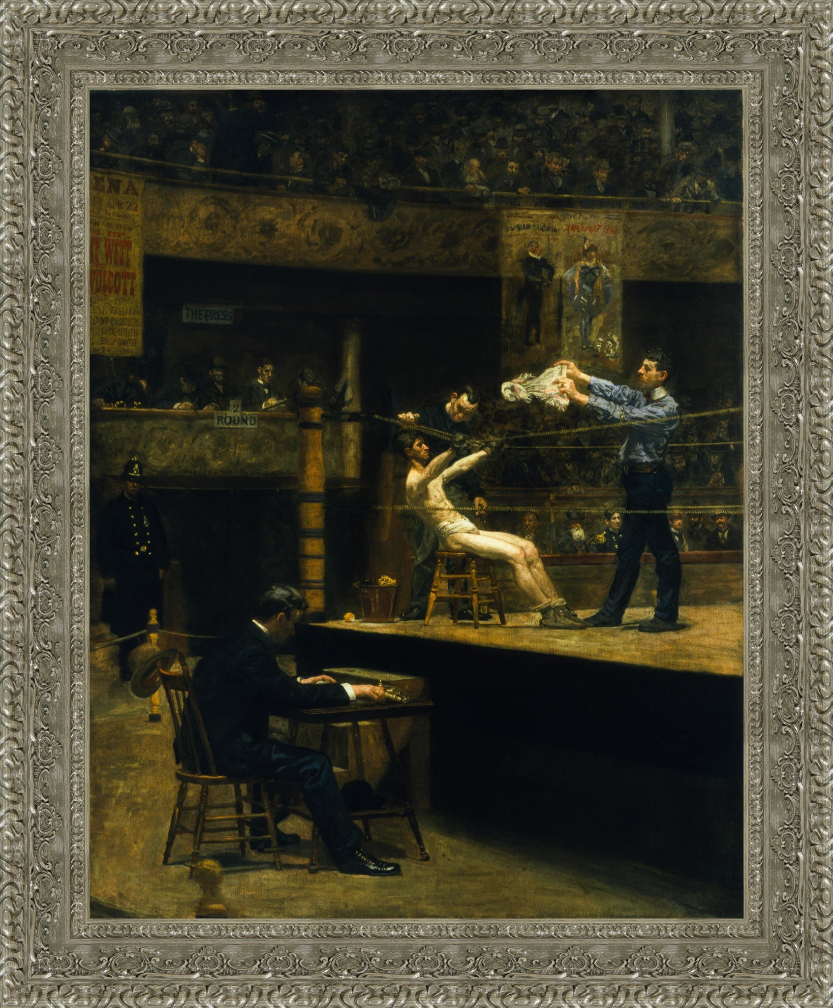 Between Rounds – Thomas Eakins, 1899 - Canvas Classics