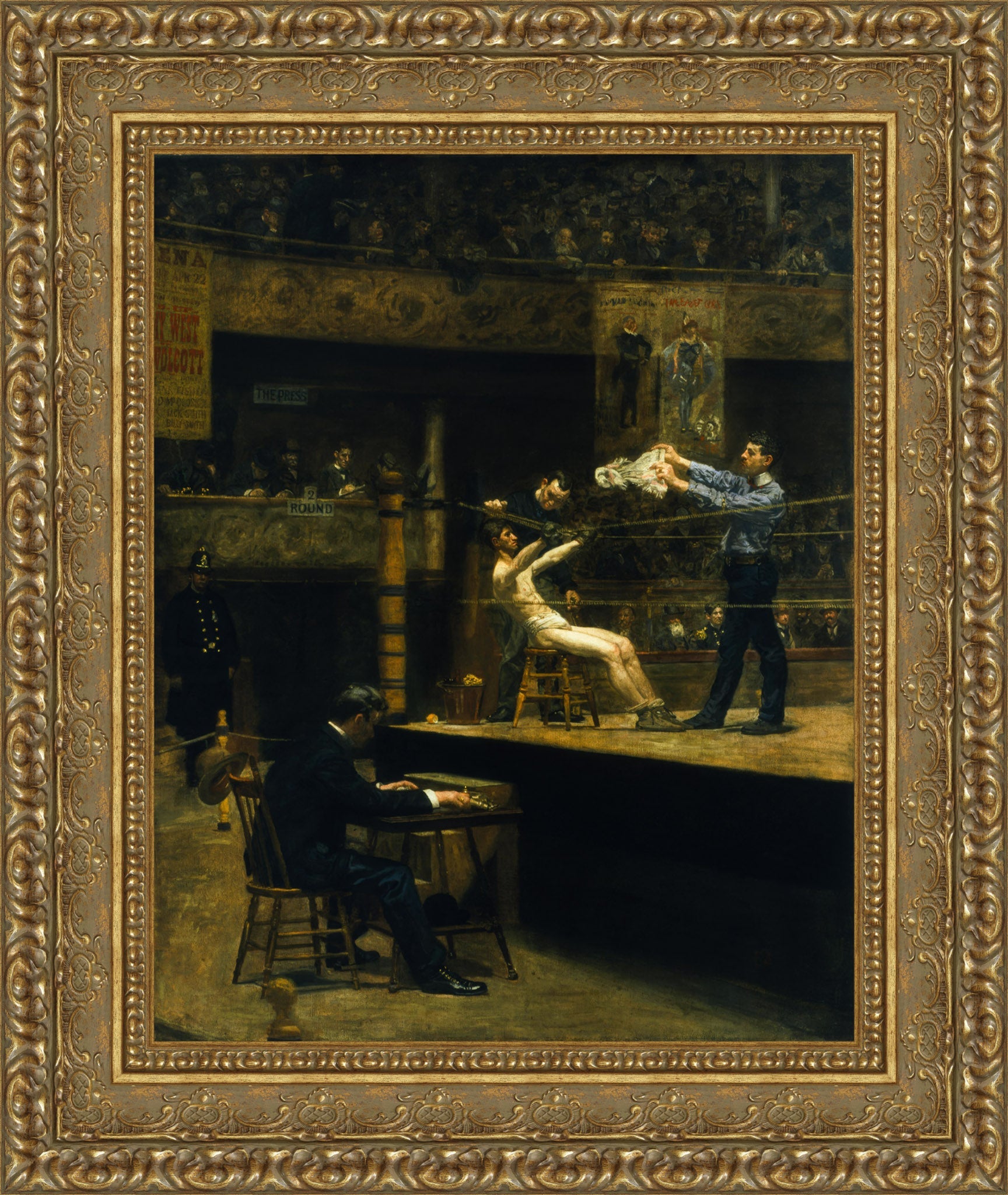 Between Rounds – Thomas Eakins, 1899 - Canvas Classics