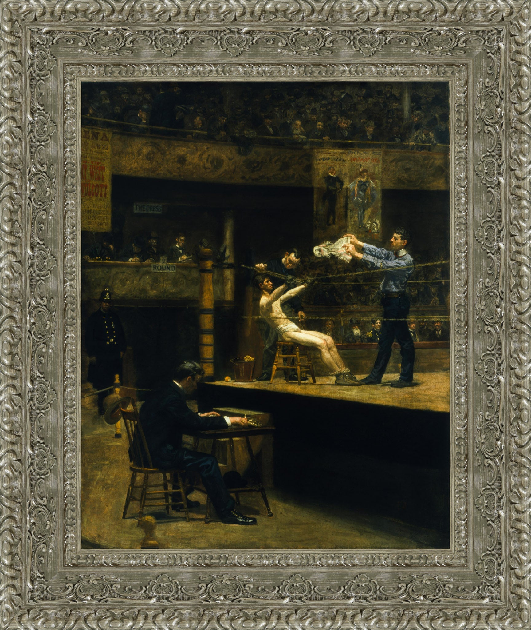 Between Rounds – Thomas Eakins, 1899 - Canvas Classics